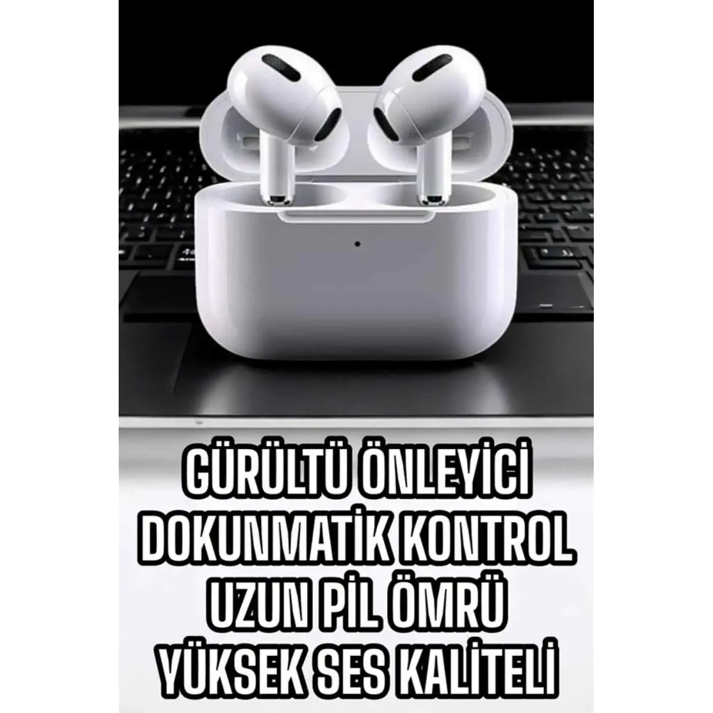 3.Nesil TWS Bluetooth Kulaklık Mikrofonlu ANC Özelliği Dokunmatik Kontrol