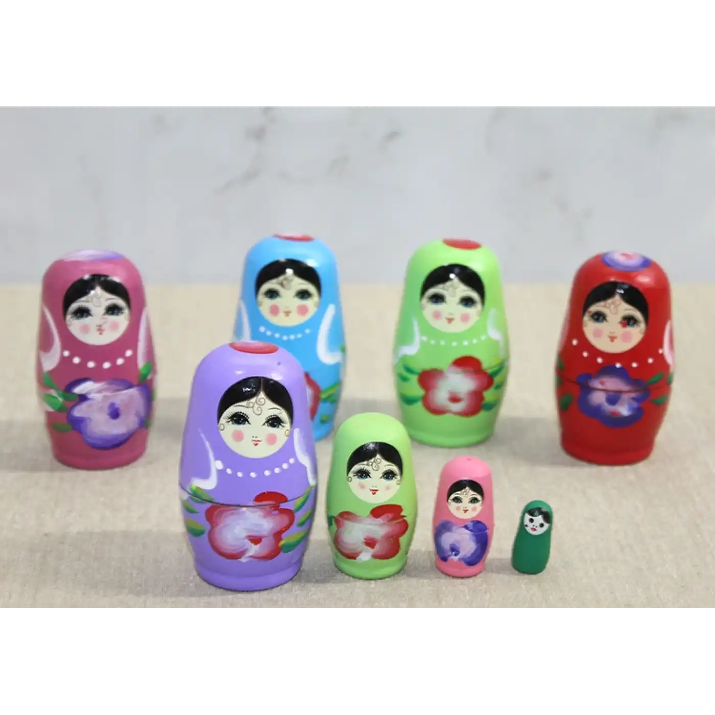 4lü Ahşap Matruşka