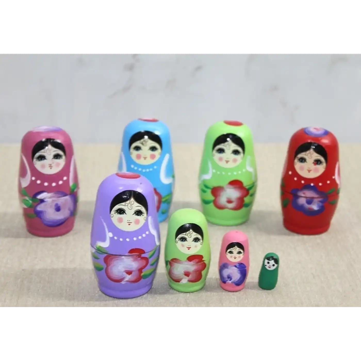 4lü Ahşap Matruşka Alk3814