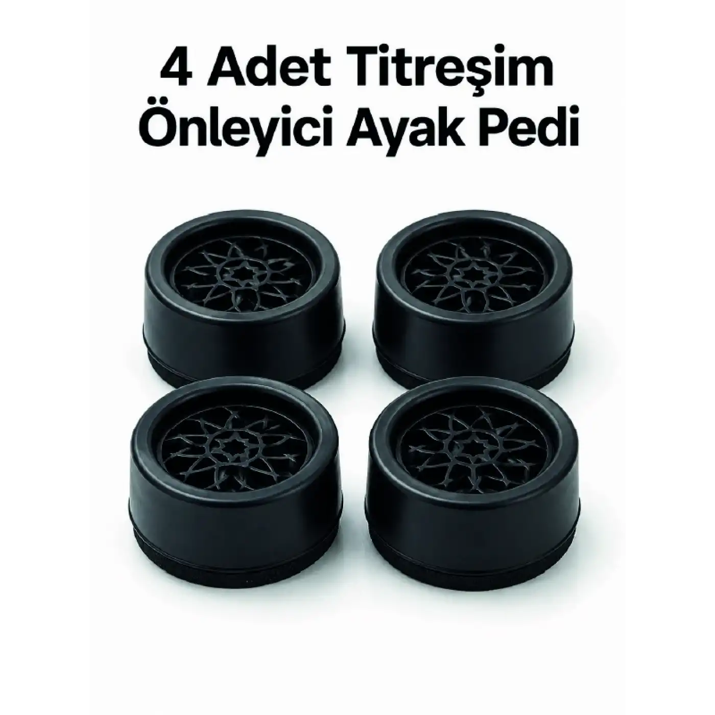 4lü Set Çamaşır Makinesi Titreşim Önleyici Ped