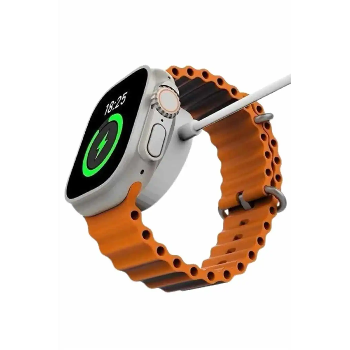 49mm Akıllı Saat Amoled Ekranlı Kadın Erkek Kol Saati Plastik Kordon