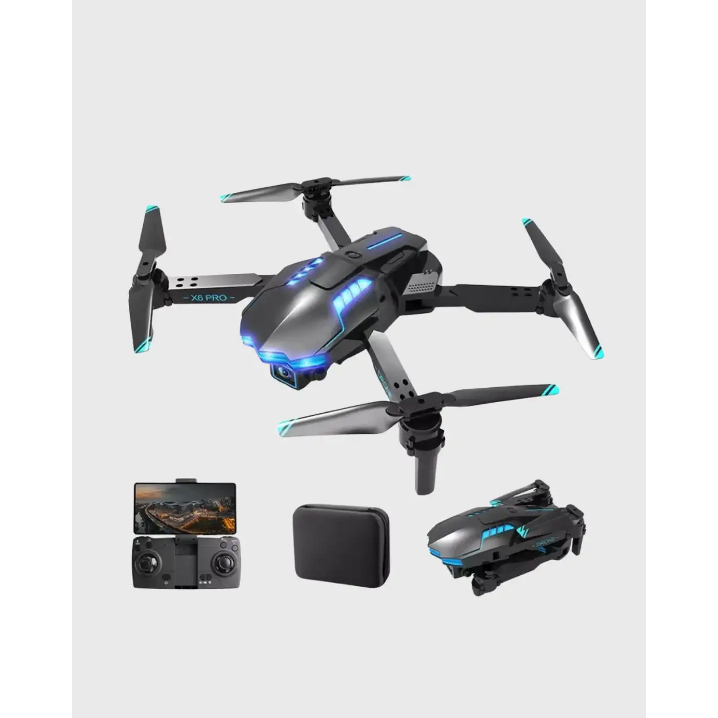4K Katlanabilir Drone Uzaktan Kontrollü Wi-Fi Görüntü Aktarımlı