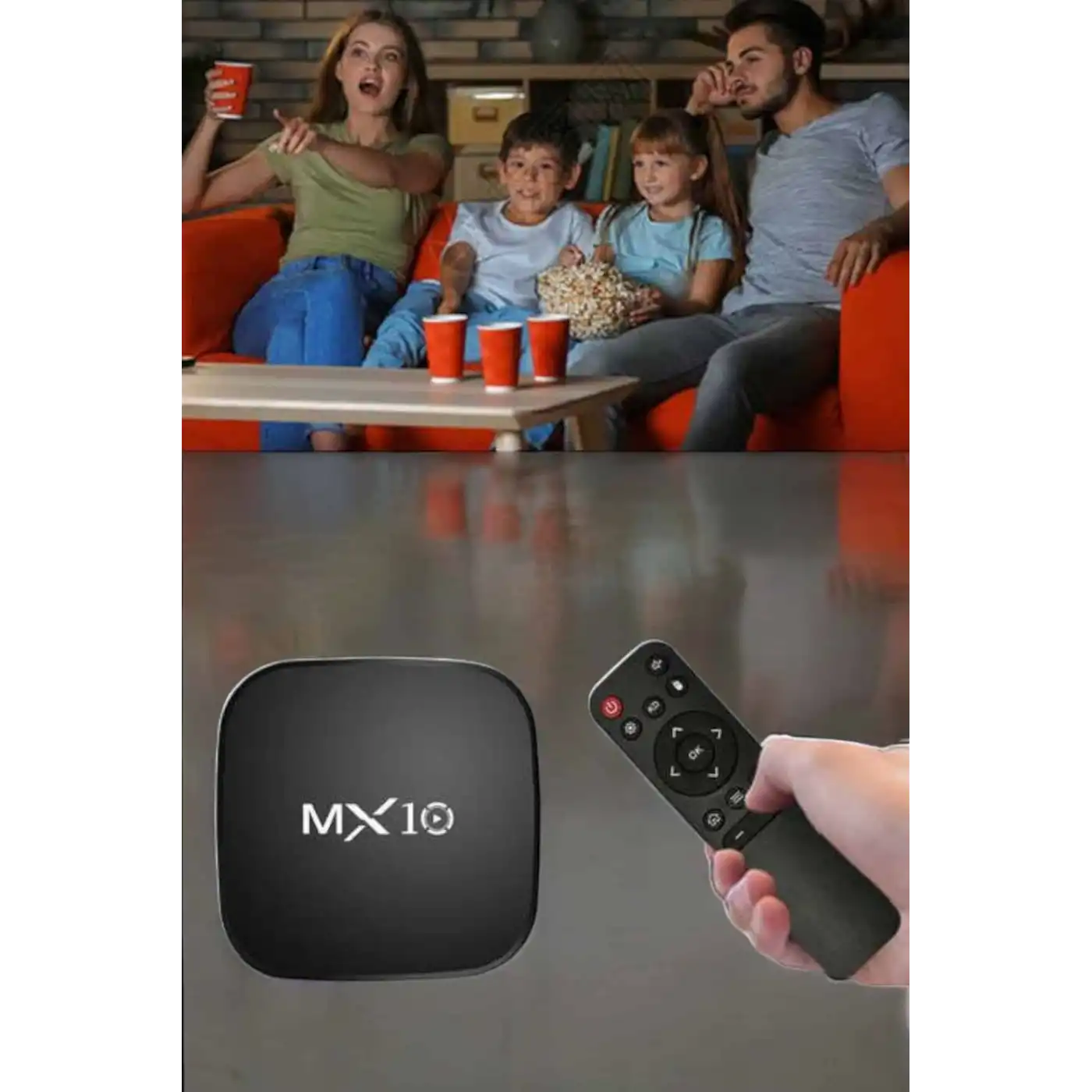 4K TV Uyumlu HD Çözünürlüklü Mx Box S 8 GB