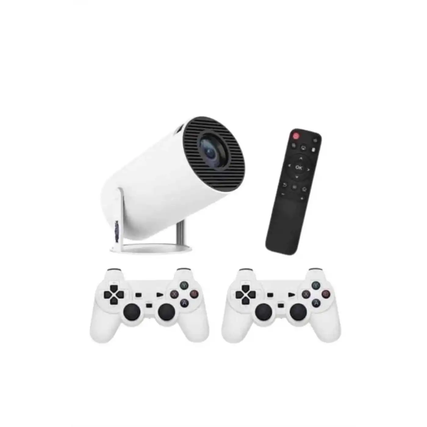 4K Wireless Çift Kollu Kumandalı Oyun Projeksiyonu Retro Video Oyunu Yeni Nesil