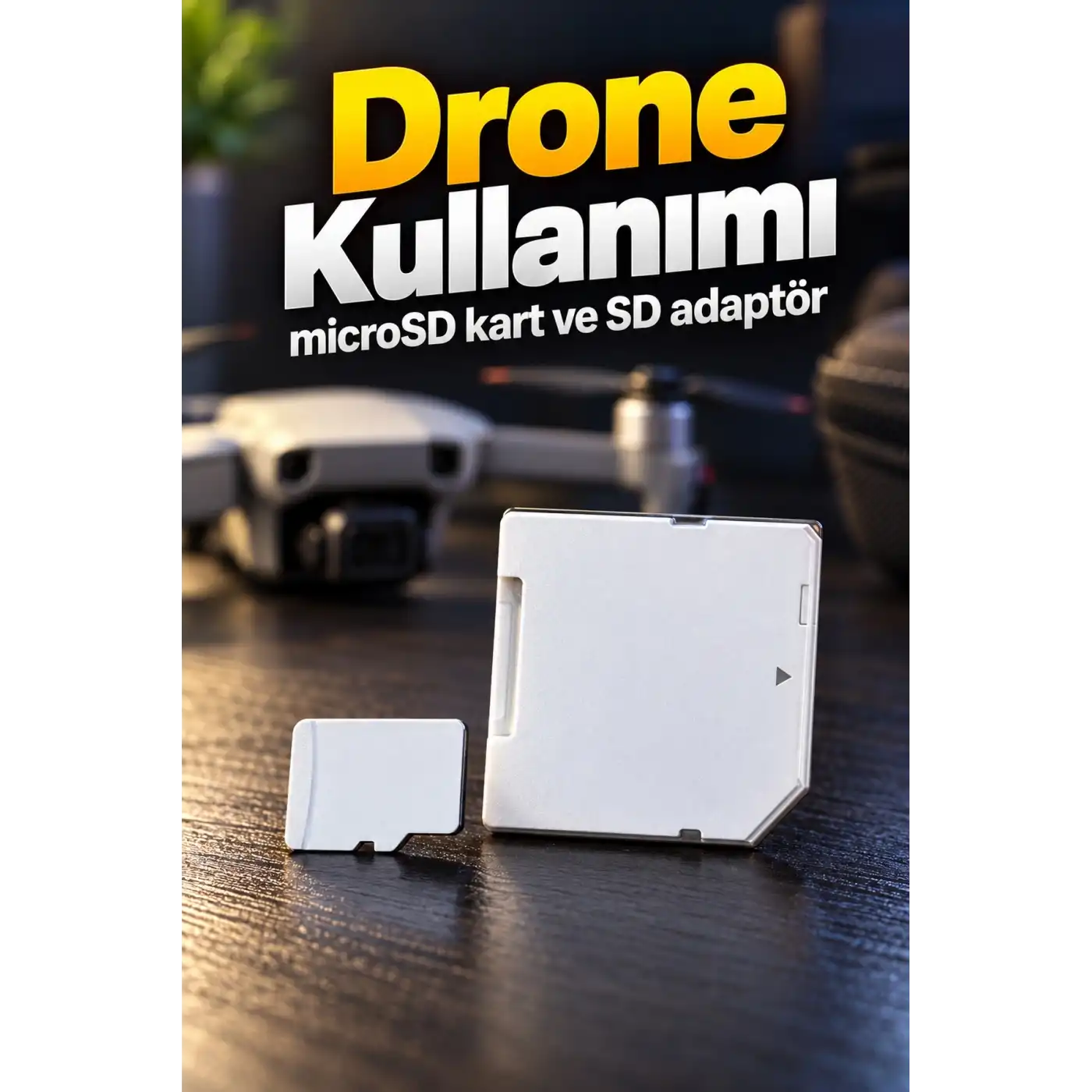 512 GB Bellek Kartı MicroSD ve SD Adaptör