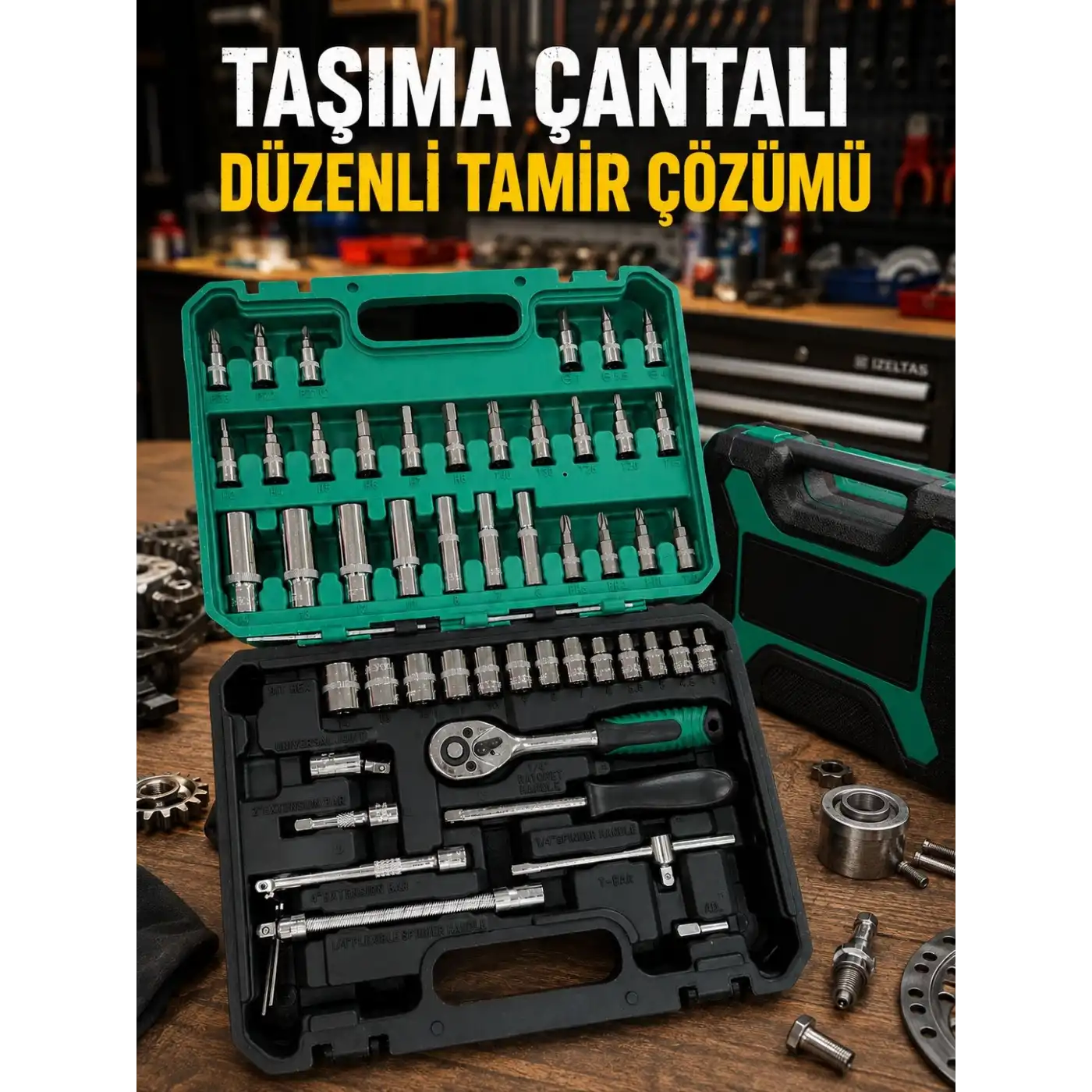 53 Parça Çok Amaçlı Lokma Anahtar Seti