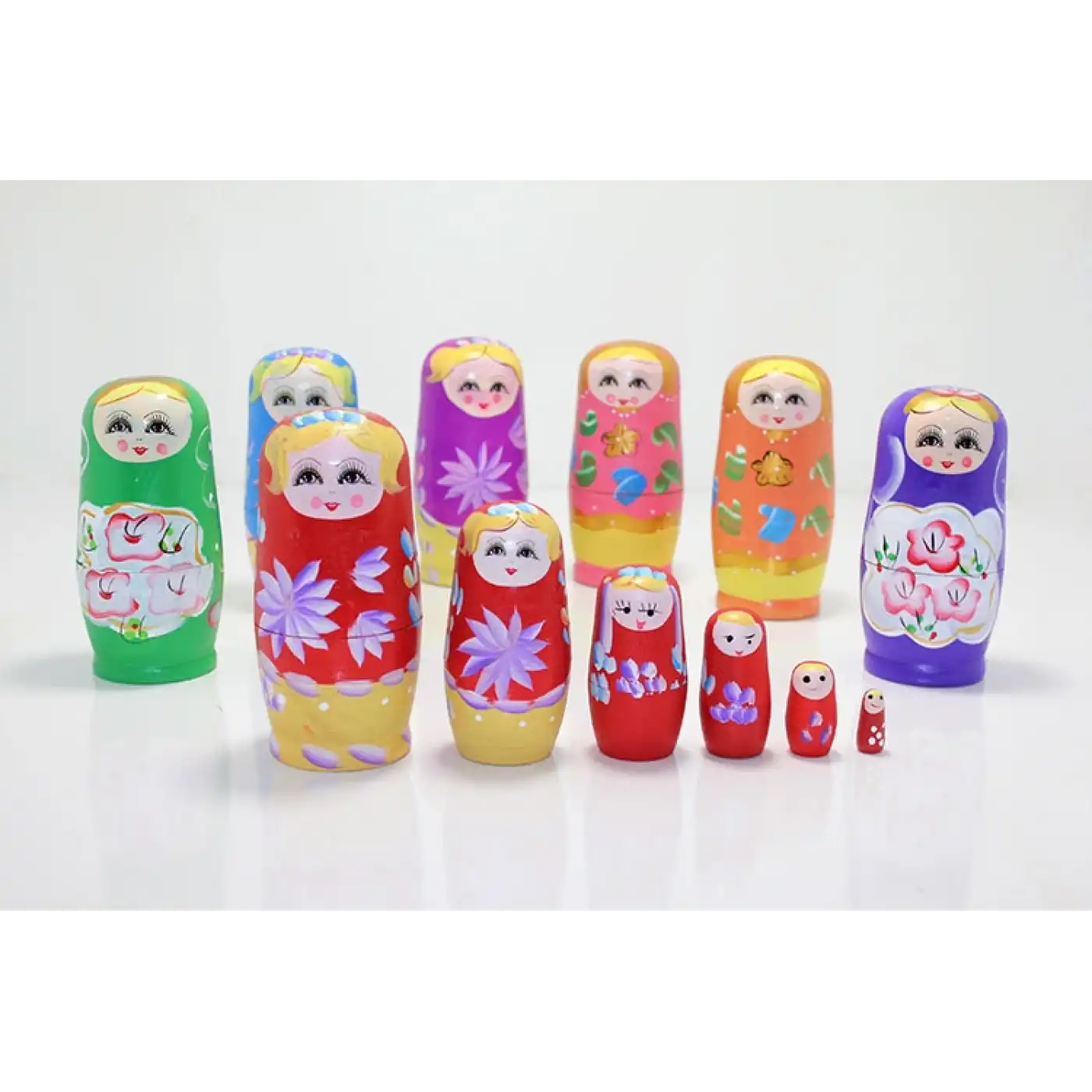 6lı Ahşap Matruşka Seti