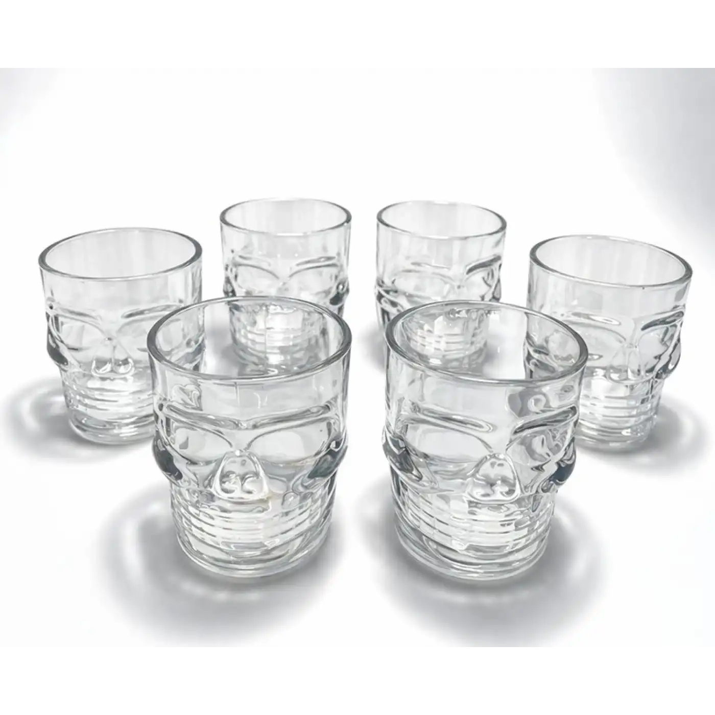 6lı Cam Kurukafa Bardak Seti Alk5118