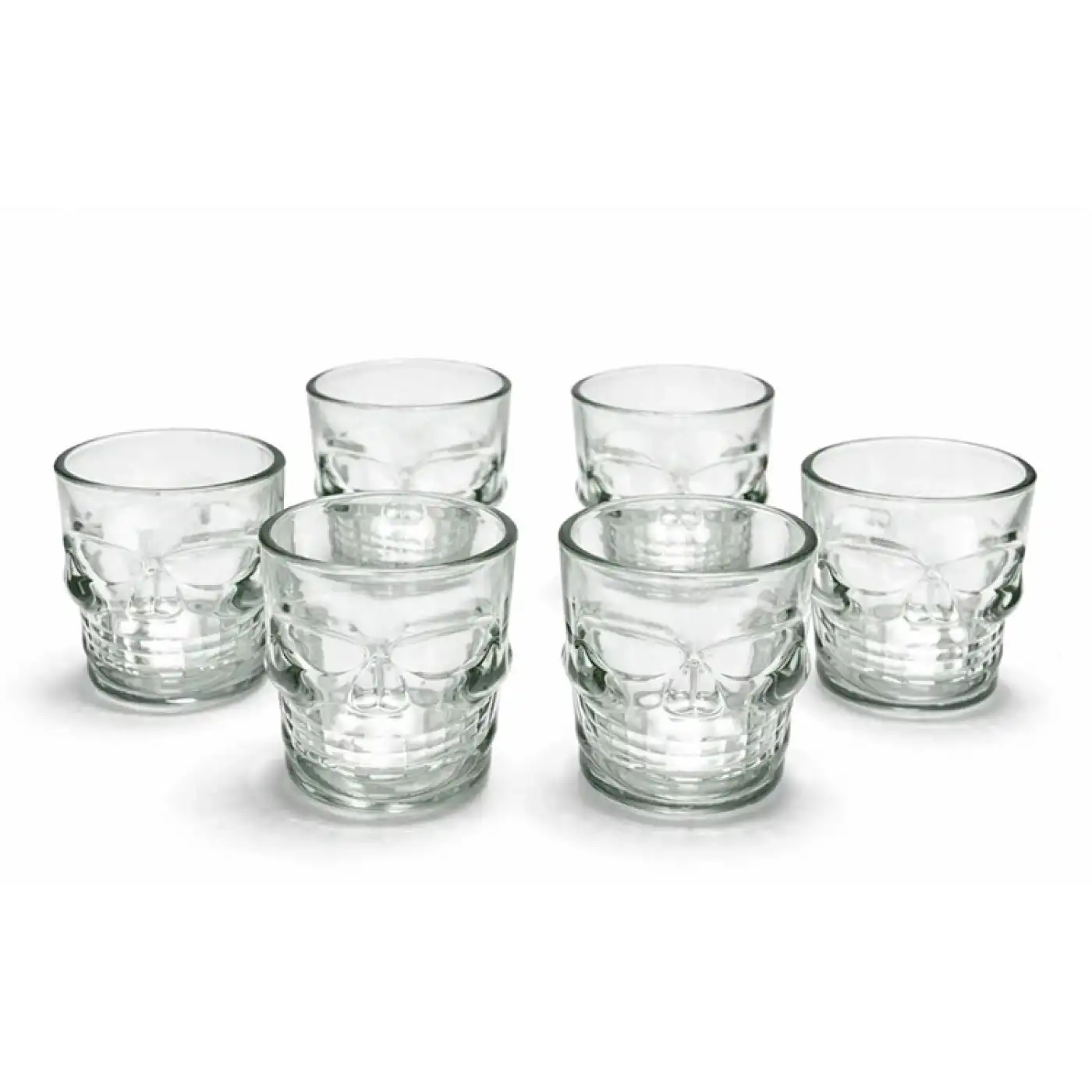 6lı Kurukafa Cam Shot Bardağı Alk2152