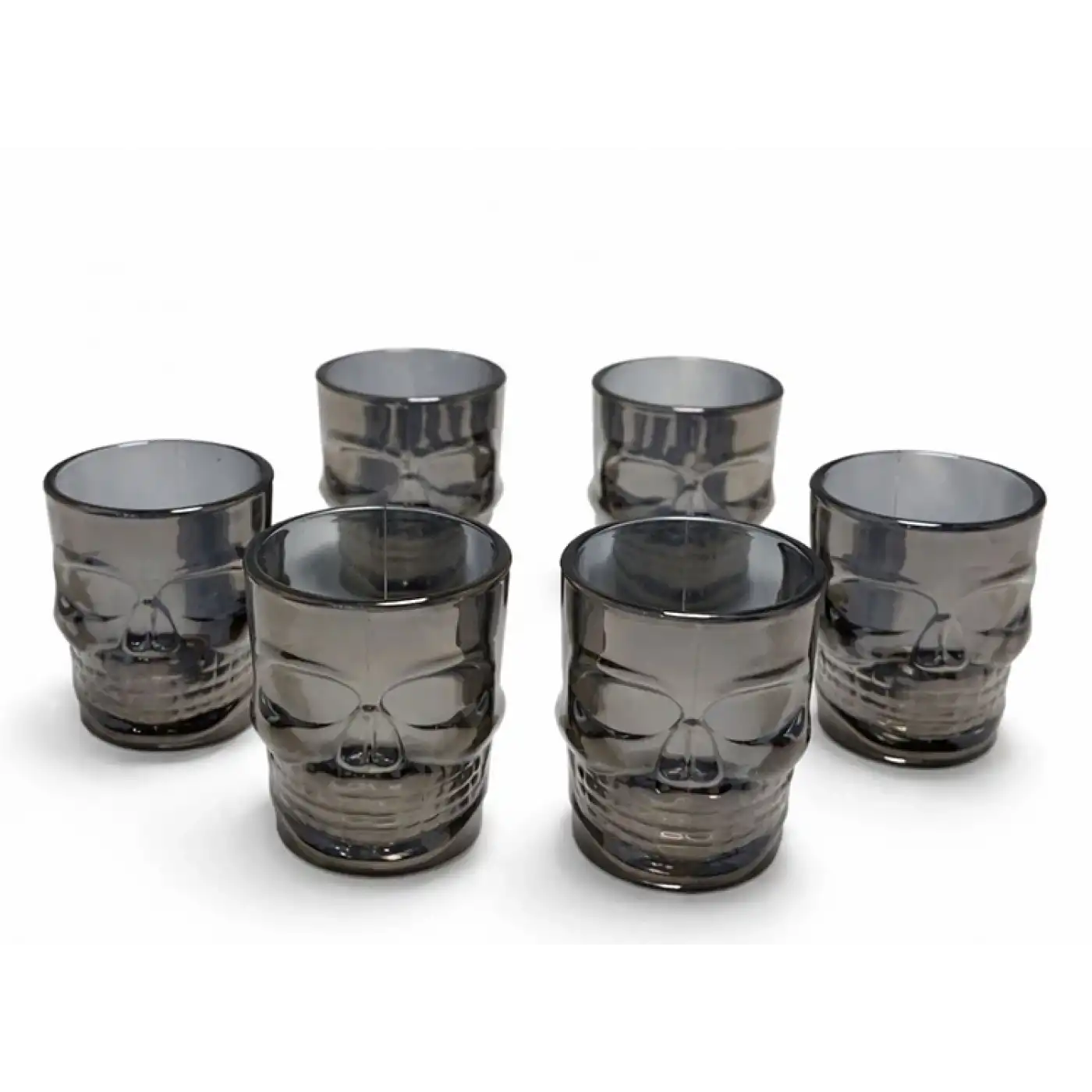 6lı Kurukafa Cam Shot Bardağı Alk5115