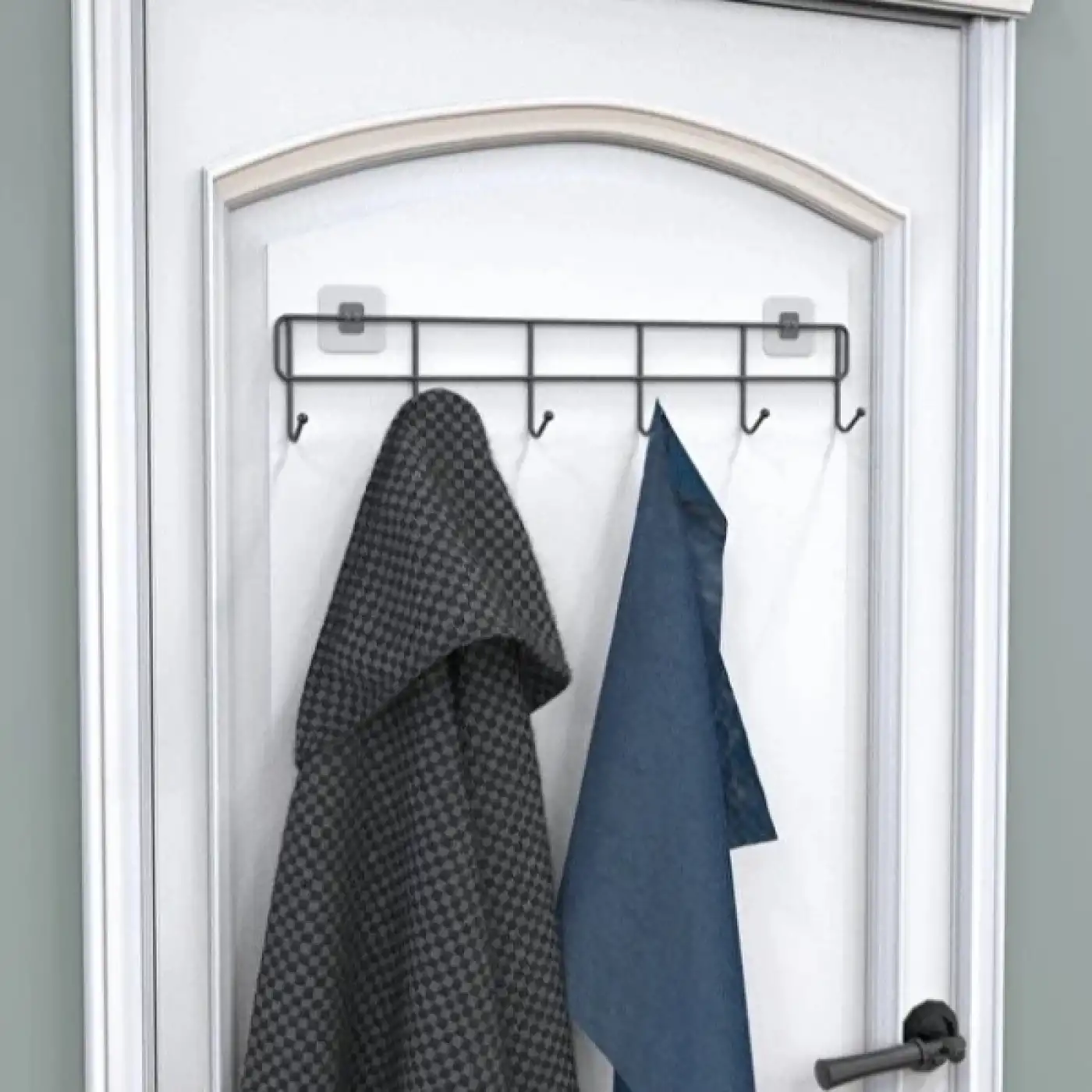 6lı Yapışkanlı Kapı Arkası Askı