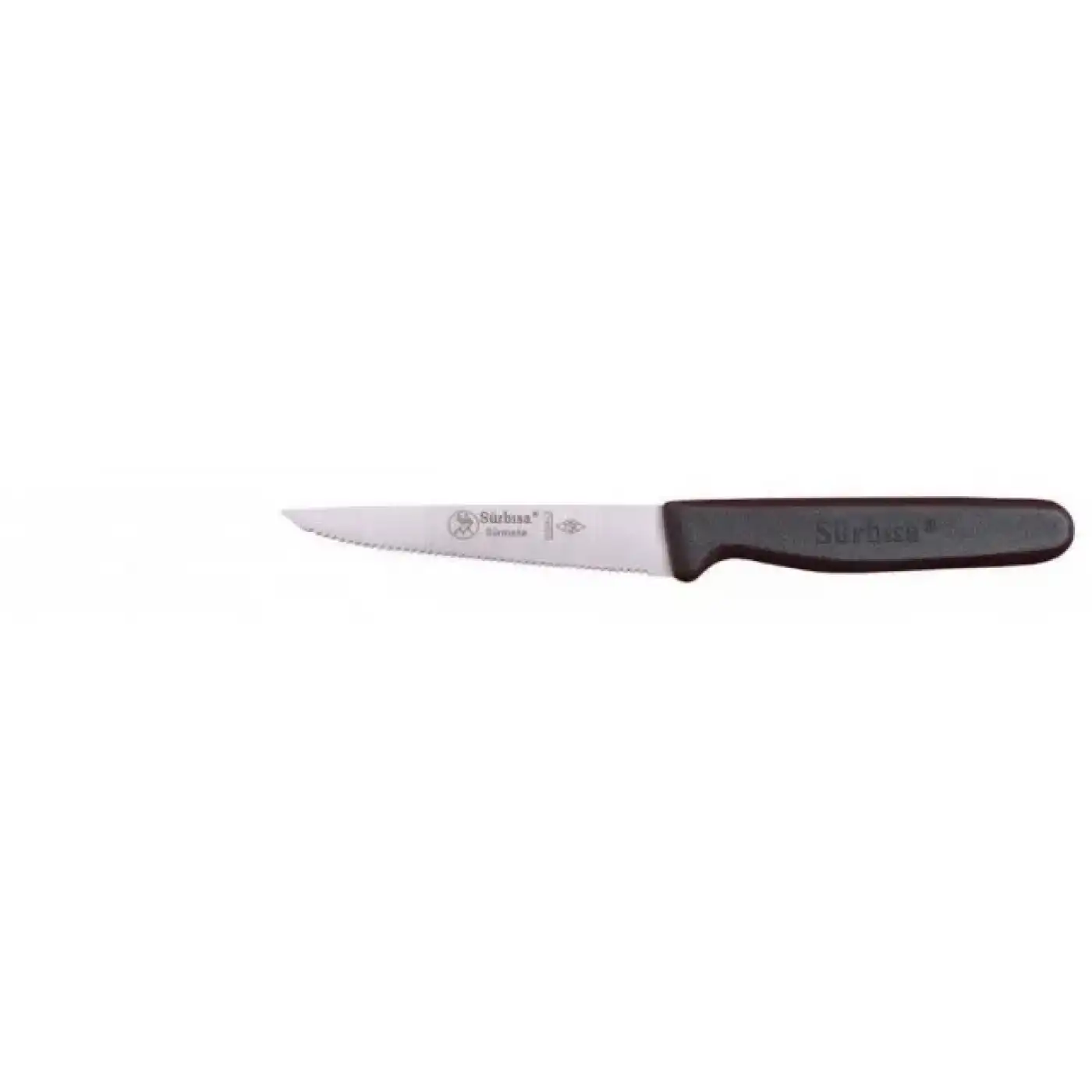 61004lz - Sürmene Lazerli, Tırtıklı Sebze Bıçağı 9,5cm