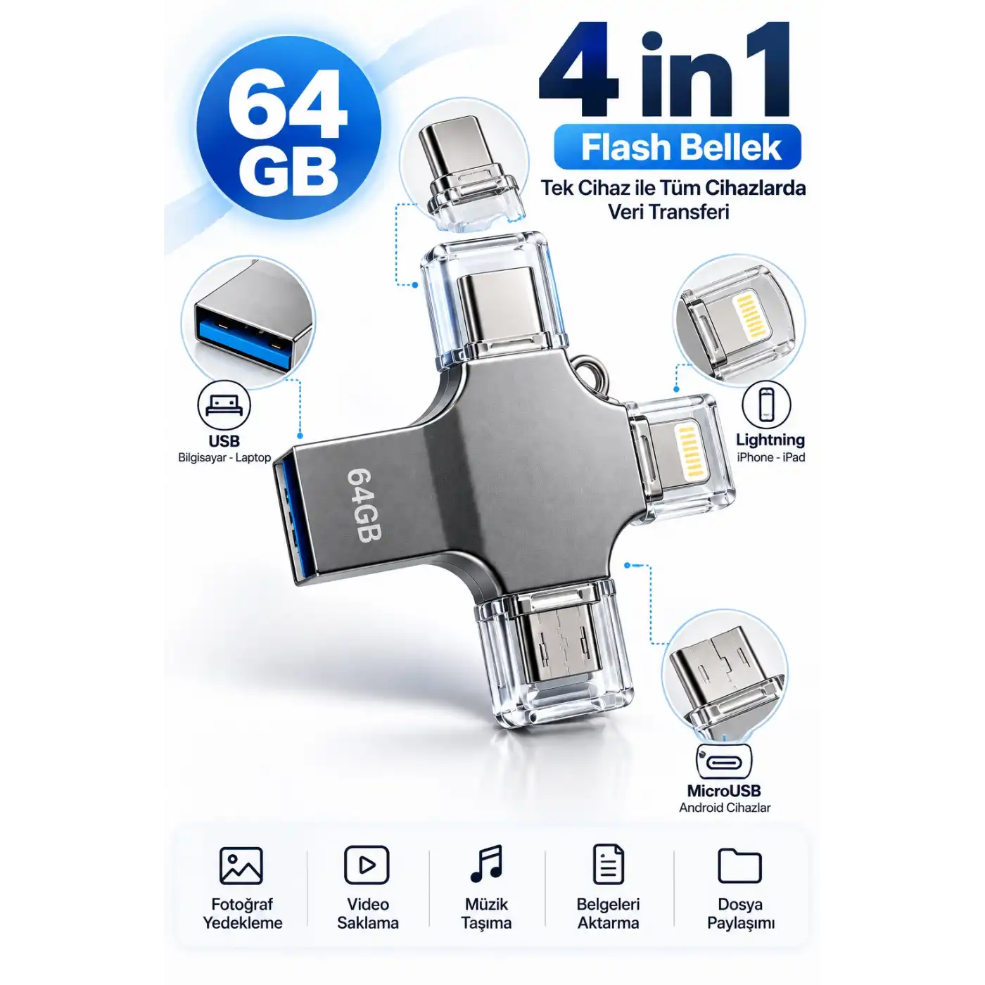 64 GB FLASH BELLEK