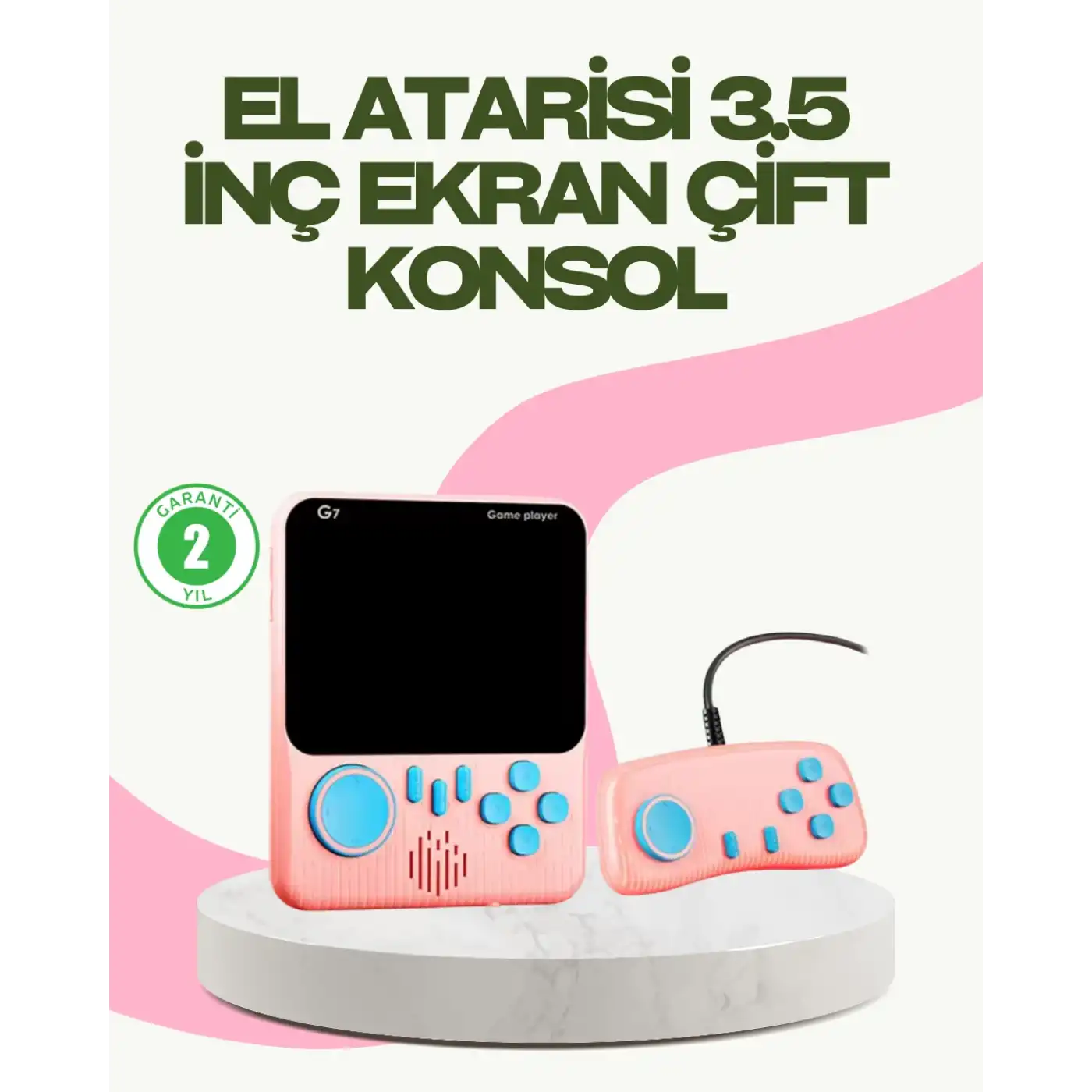 666 Oyunlu Retro Game Console – TV ve Çift Gamepad Desteği