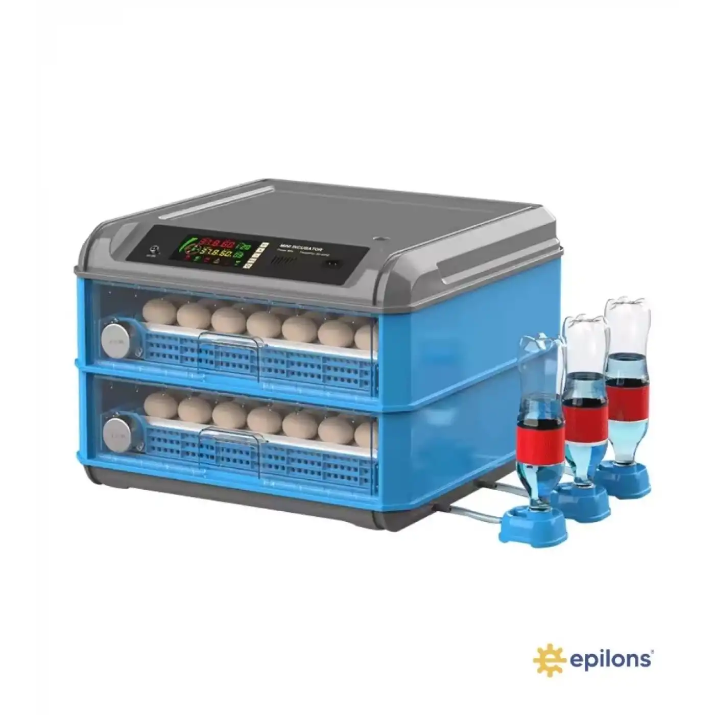 128 Yumurta Kapasiteli Tam Otomatik Kuluçka Makinesi - Civciv, Kaz, Hindi ve Ördek Yetiştiriciliği Epo-128M