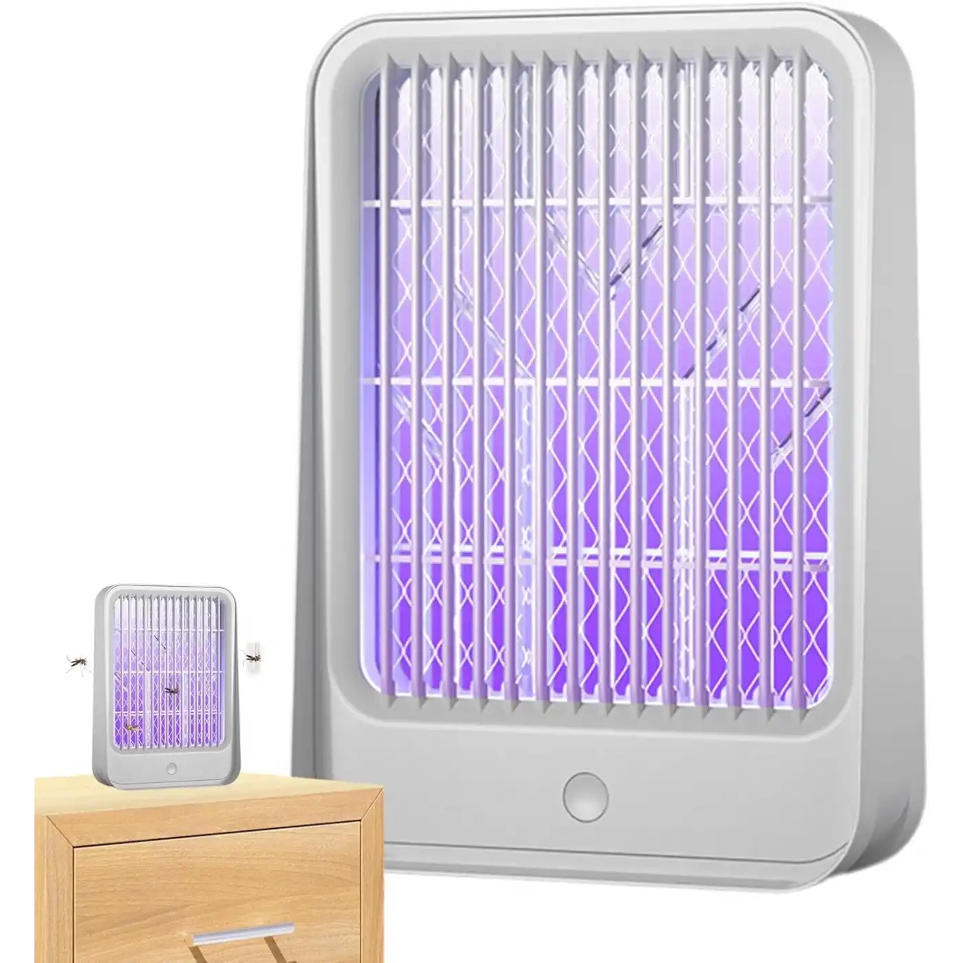 Elektrikli Sinek Kovucu USB Şarjlı Sessiz ve Etkili Led Işıklı Kapan