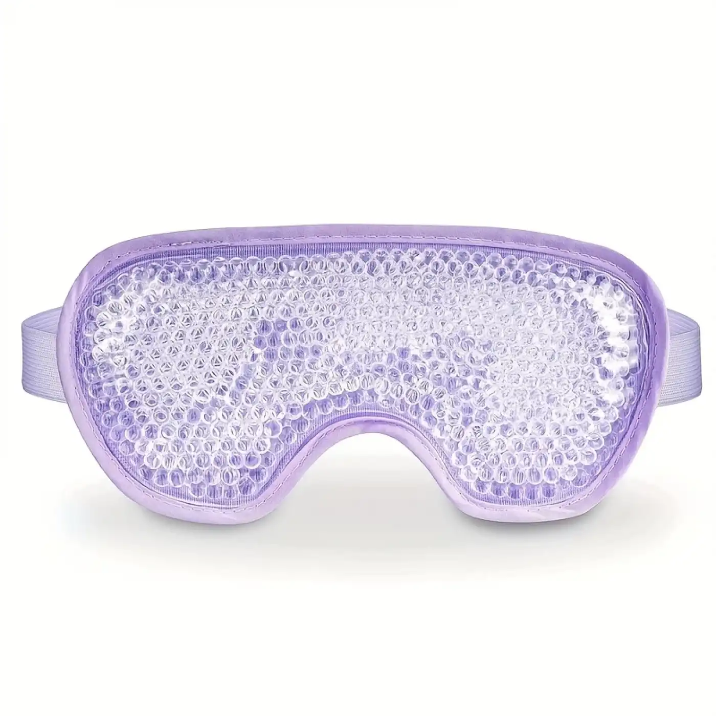 Sıcak Ve Soğuk Boncuklu Buz Jeli Terapi Göz Maskesi (Mor)