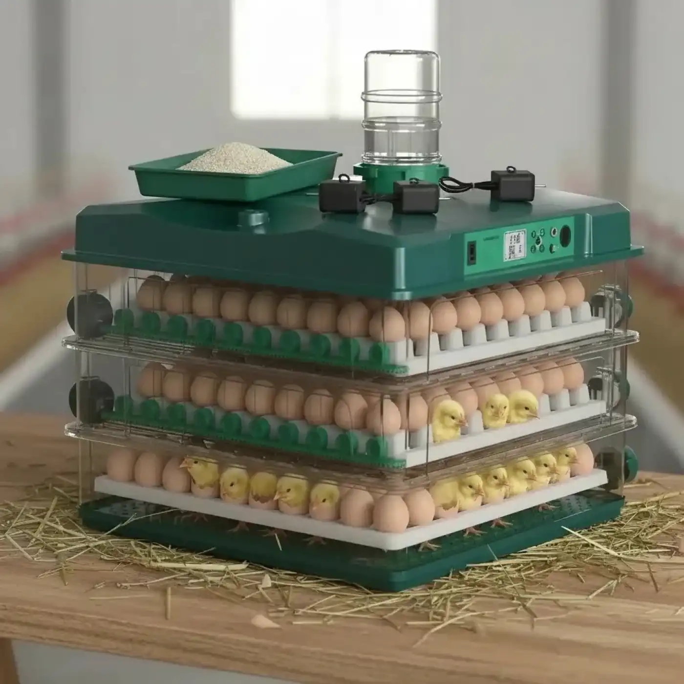 X-192 Model Tam Otomatik Kuluçka Makinesi –Tüm Kanatlı Hayvanlara Uyumlu Yeni Nesil Su Hazneli Süngerli Sistem