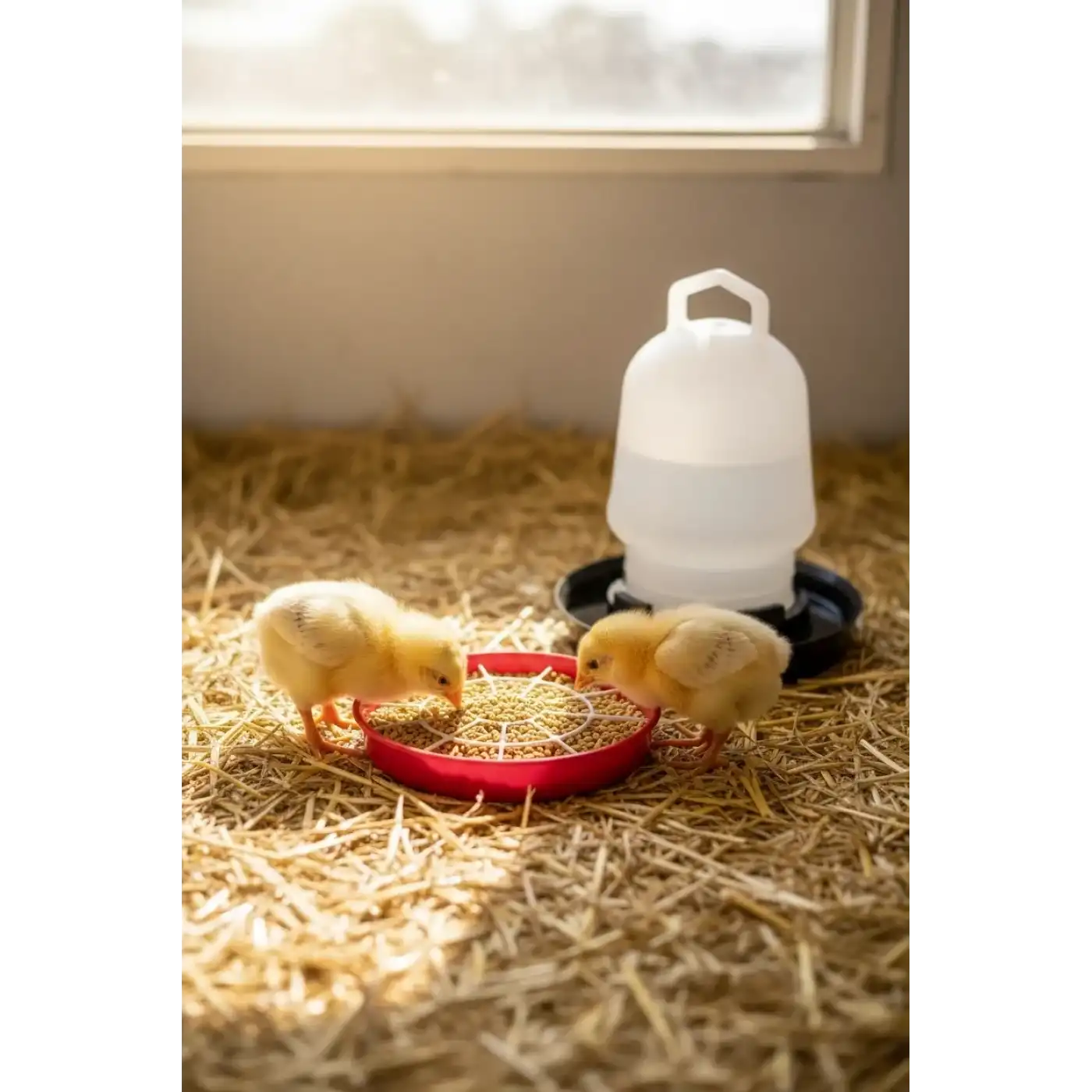 Civciv Suluk 0,75 ML Kaliteli Plastik + Tabak Yemlik