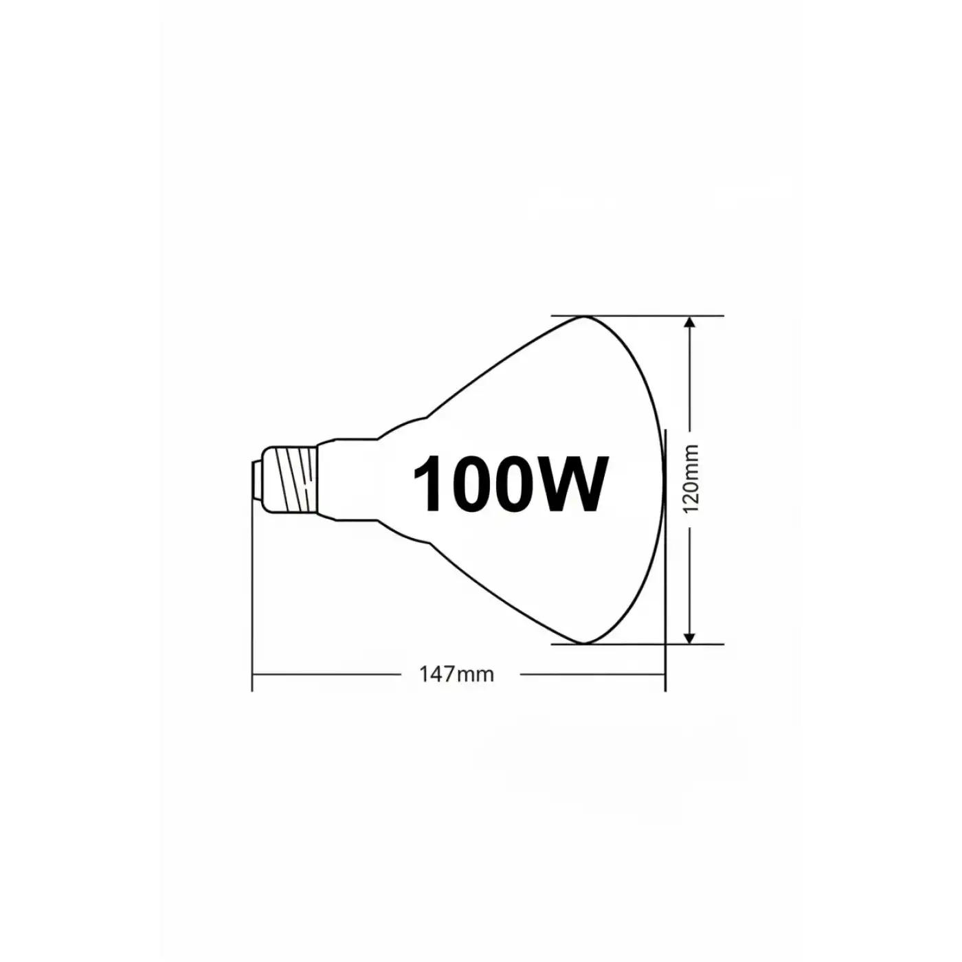100W Isıtıcı Ampul Kırmızı Isı Lambası Civciv Kümes Kuluçka E27 Duy Isıtma Ampulü