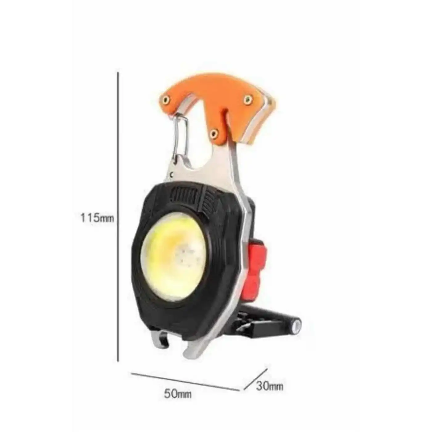 7 Modlu Mini Led Lamba Anahtarlık USB Şarjlı Kamp İçin Taşınabilir