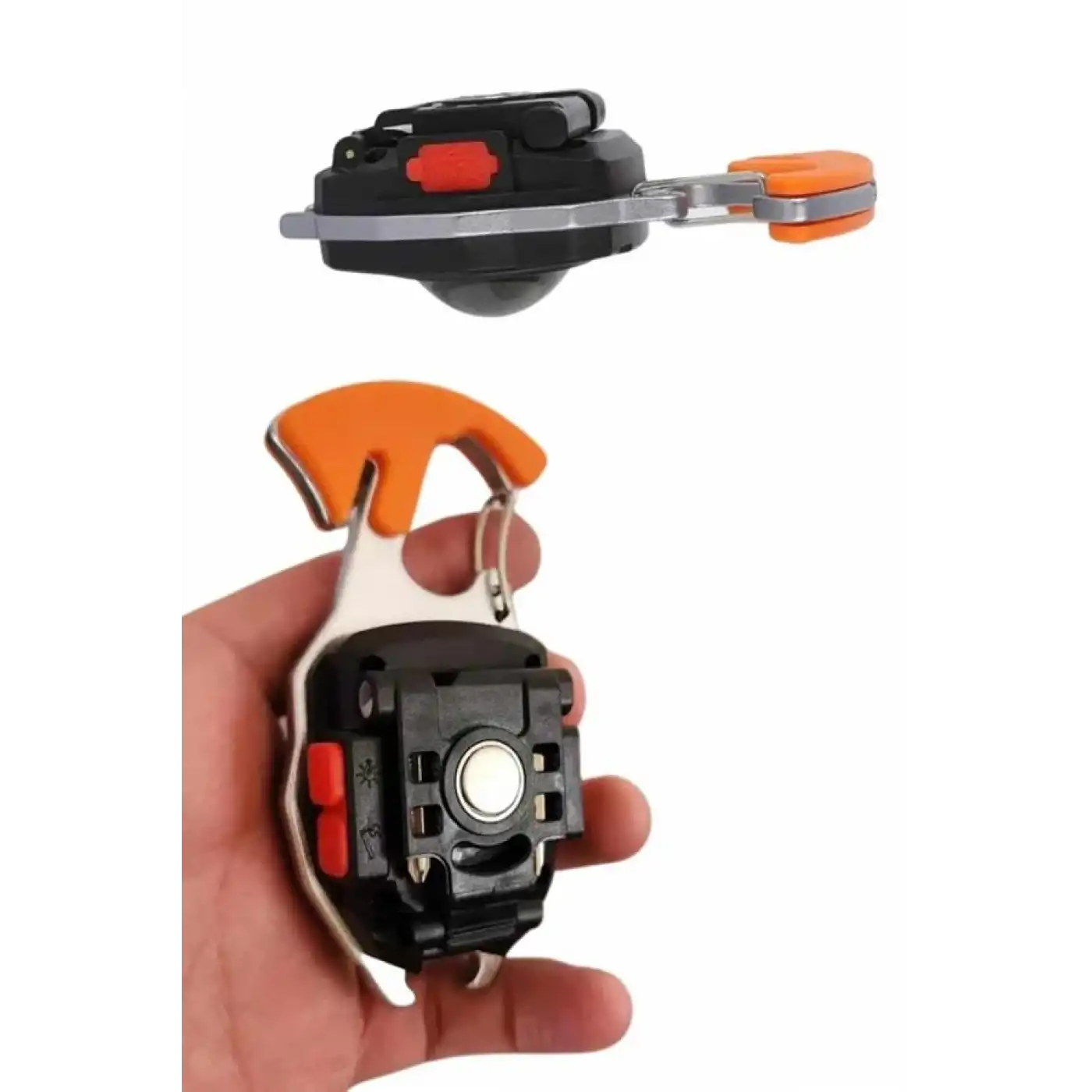 7 Modlu Mini Led Lamba Anahtarlık USB Şarjlı Kamp İçin Taşınabilir