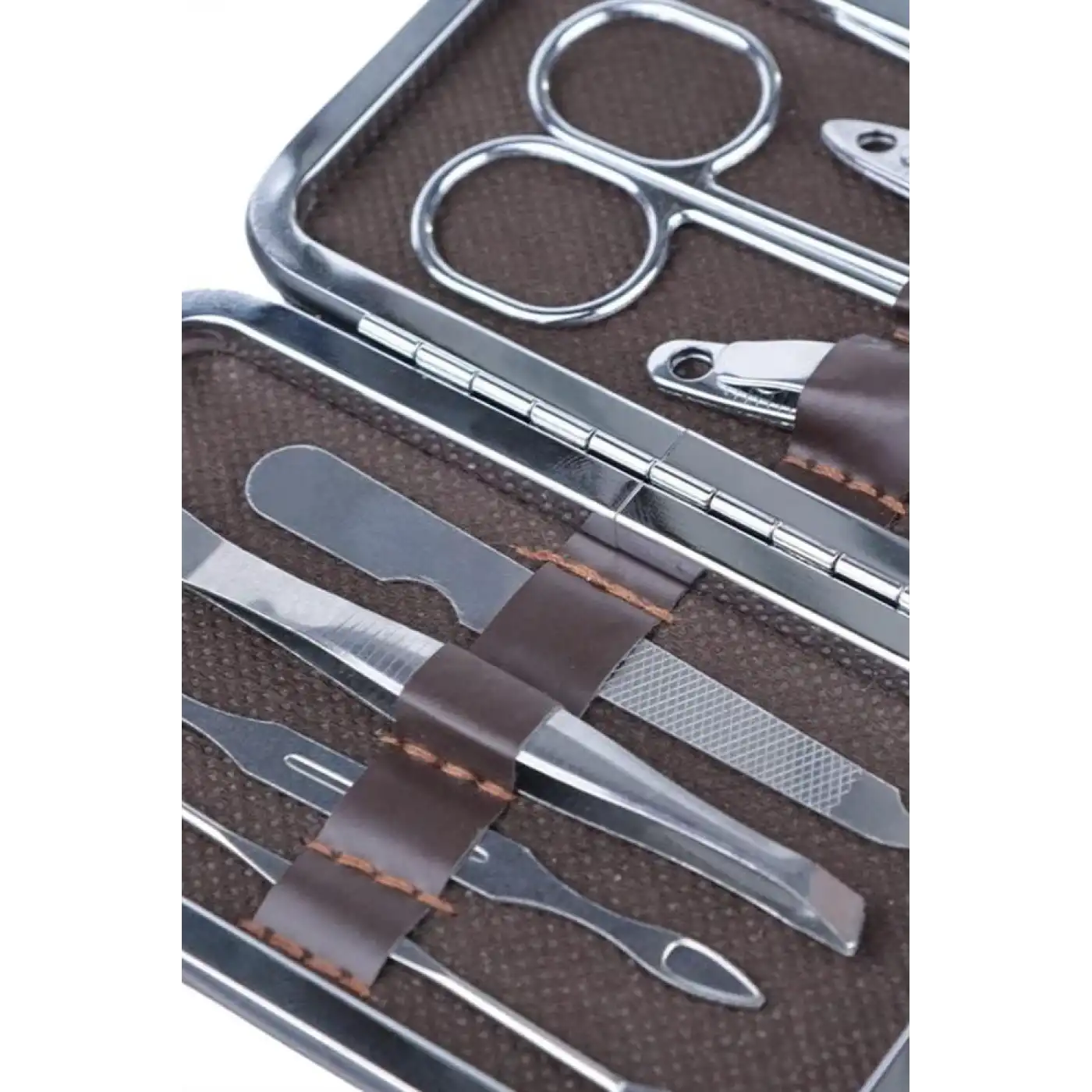 7 Parça Manikür Pedikür Seti El Ayak Bakımı Çantalı Paslanmaz Çelik