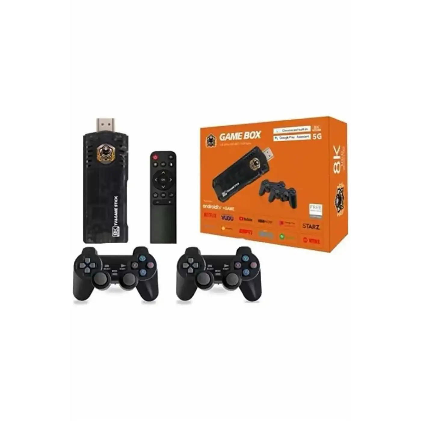 8K Ultra HD Game Box 36500 Oyunlu Game Stick Oyun Konsolu