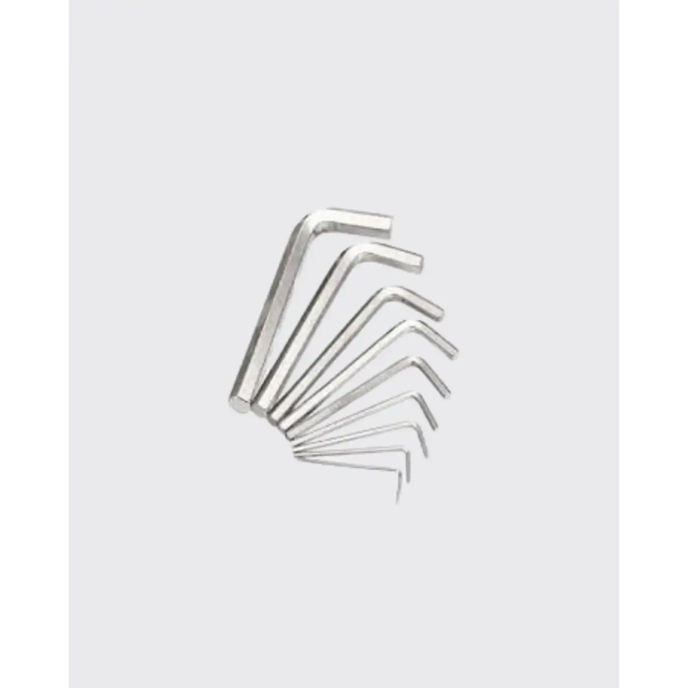 9 Parça Kısa Tip Alyan Seti Isıl İşlemli Profesyonel Kullanım