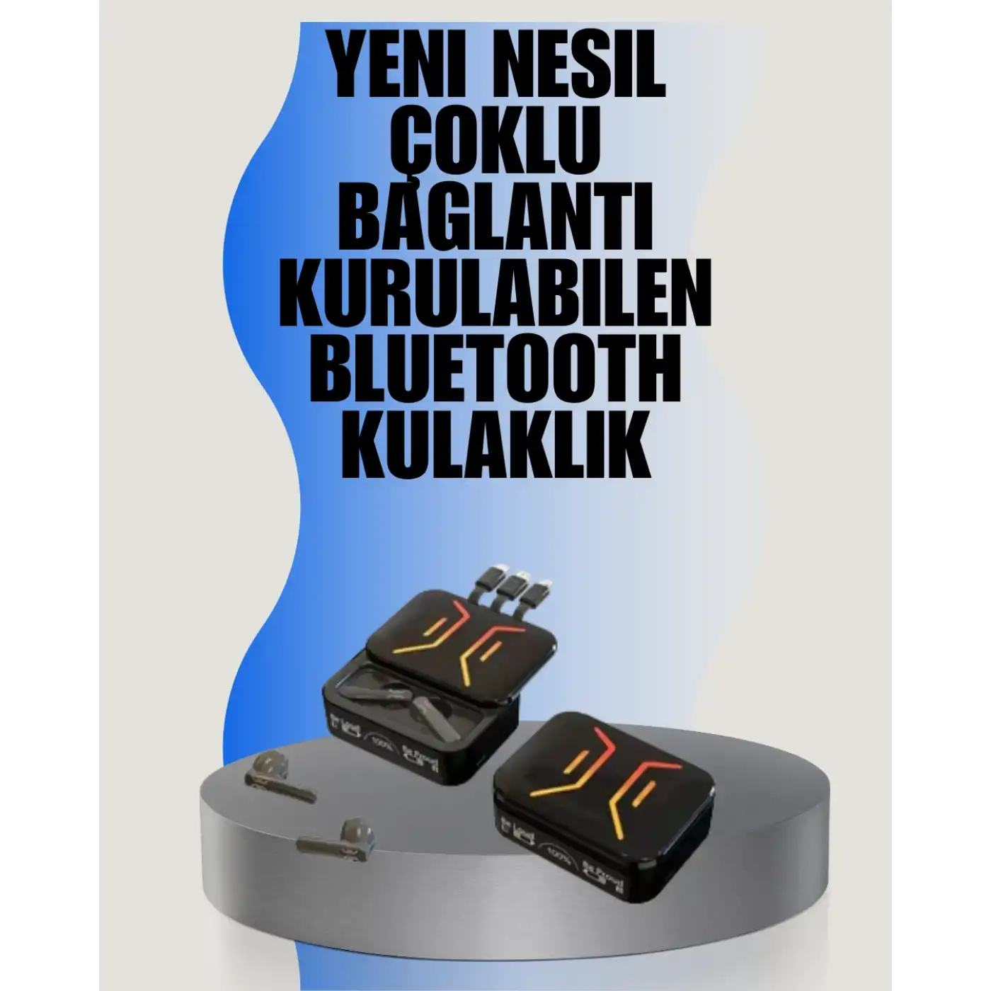 300mAh Kutulu Bluetooth Kulaklık – 40mAh Kulaklık Bataryası