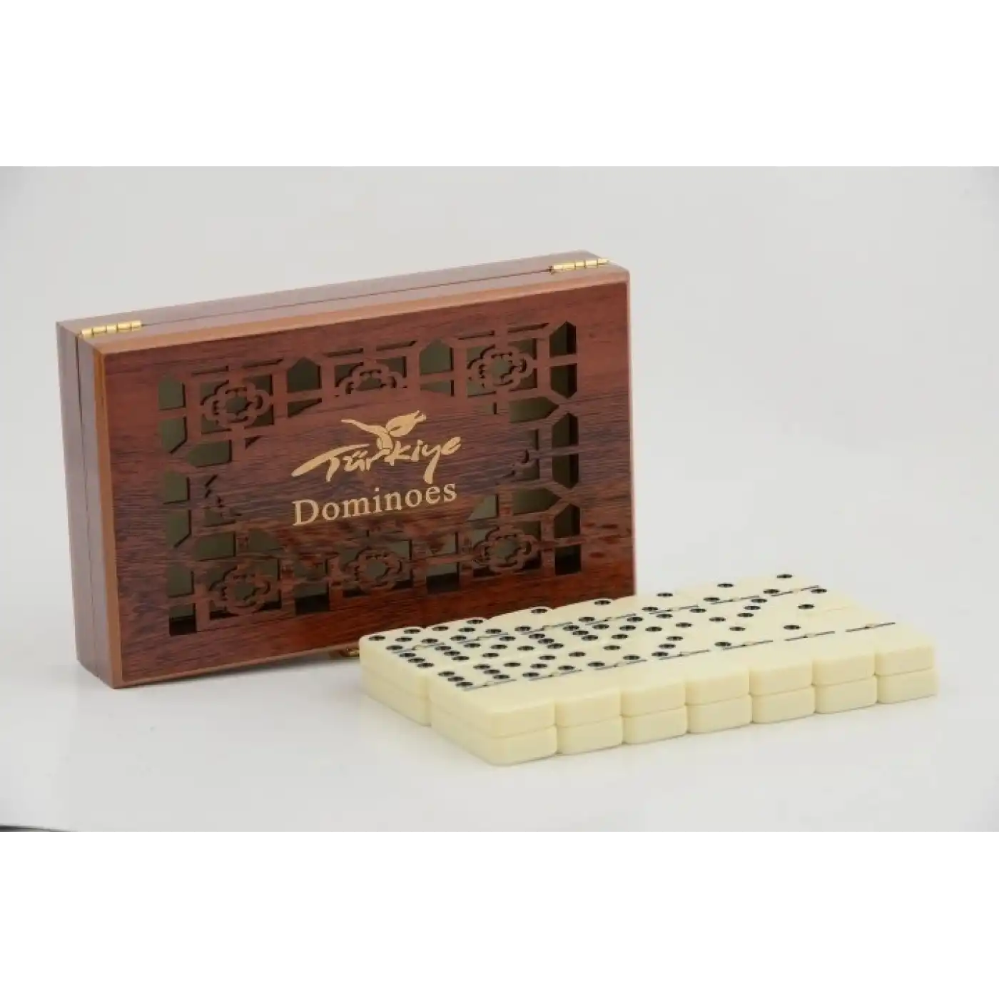 Ahşap Kutulu Melamin Domino Alk2268