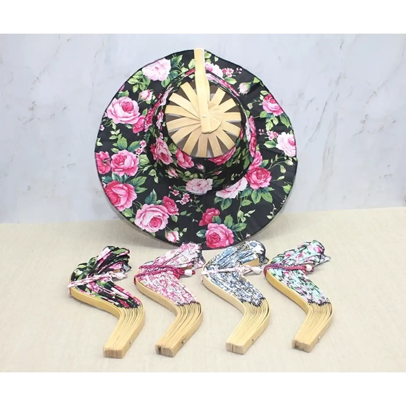 Ahşap Şapkalı Yelpaze Alk3573