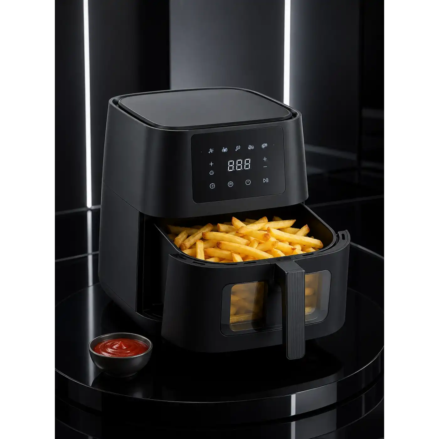 Air Fryer Mutfak Pişirme Cihazı Çok Programlı Dokunmatik