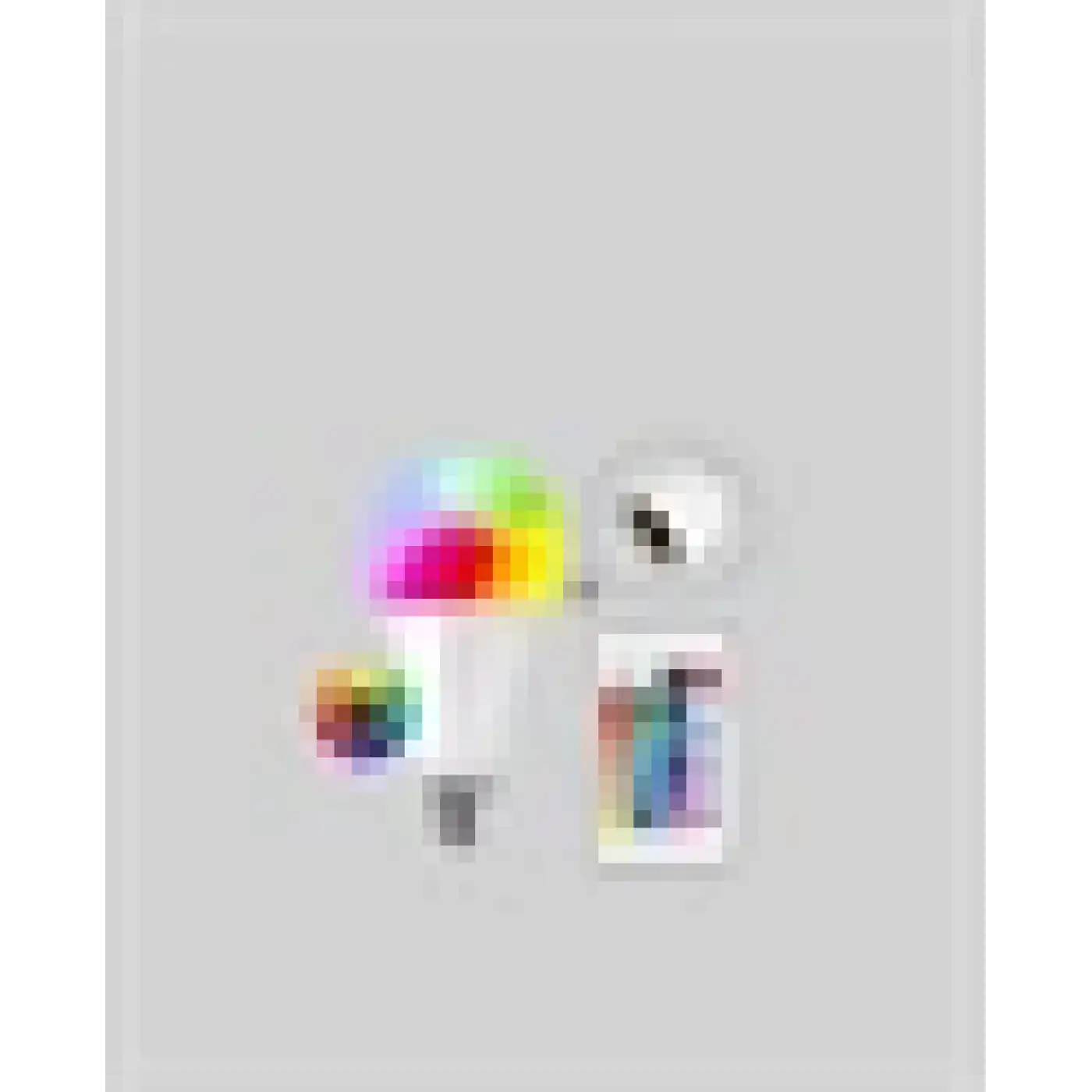 Akıllı 9W RGBW LED Ampul, tasaruflu romantik ışıklı