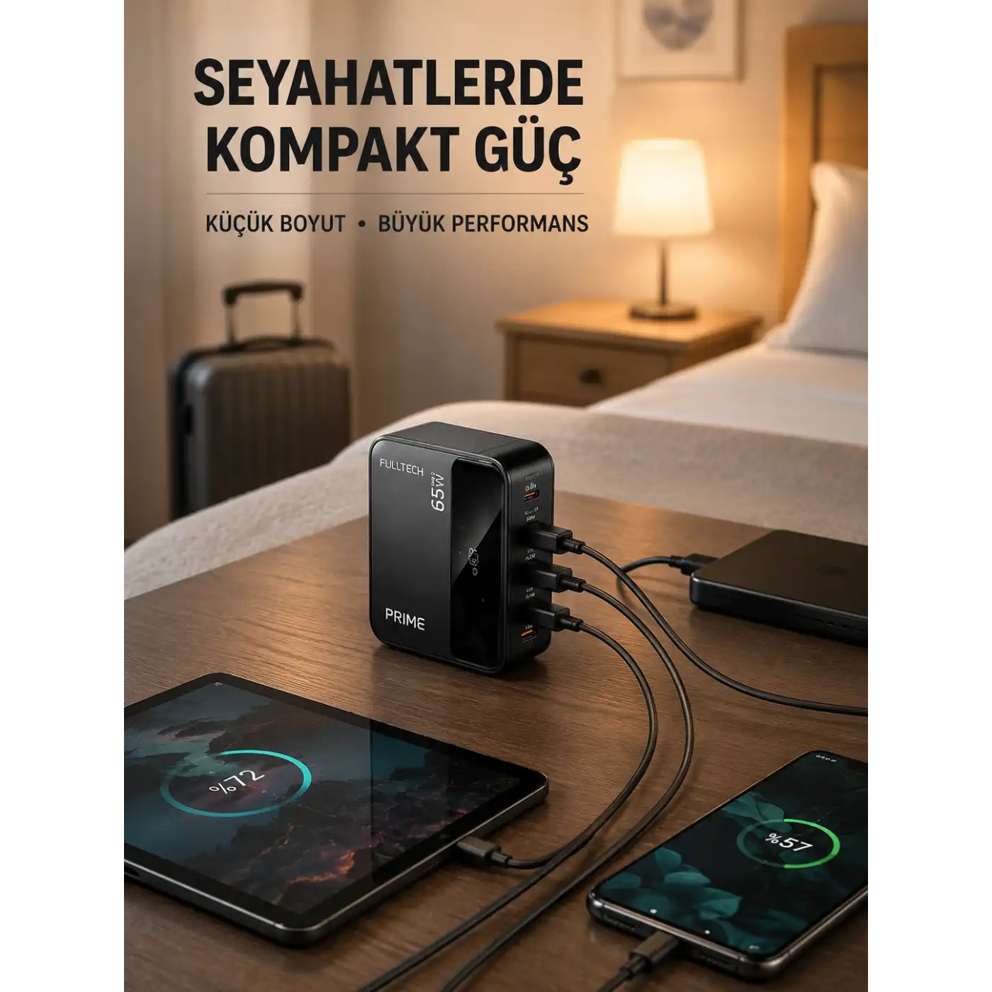Akıllı Güç Dağılımlı 4 Girişli Şarj İstasyonu