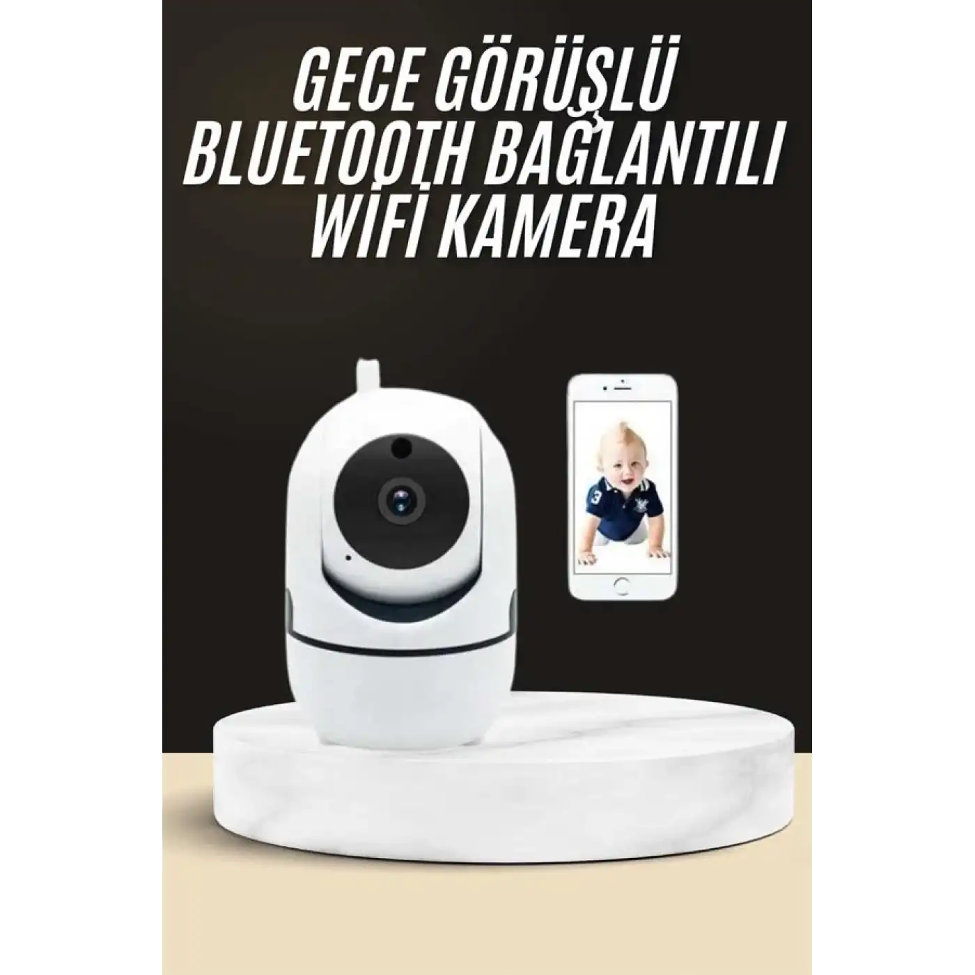 Akıllı Güvenlik Kamerası HD Görüntü Kalitesi Hareket Algılama Wifi Kamera Yeni Nesil