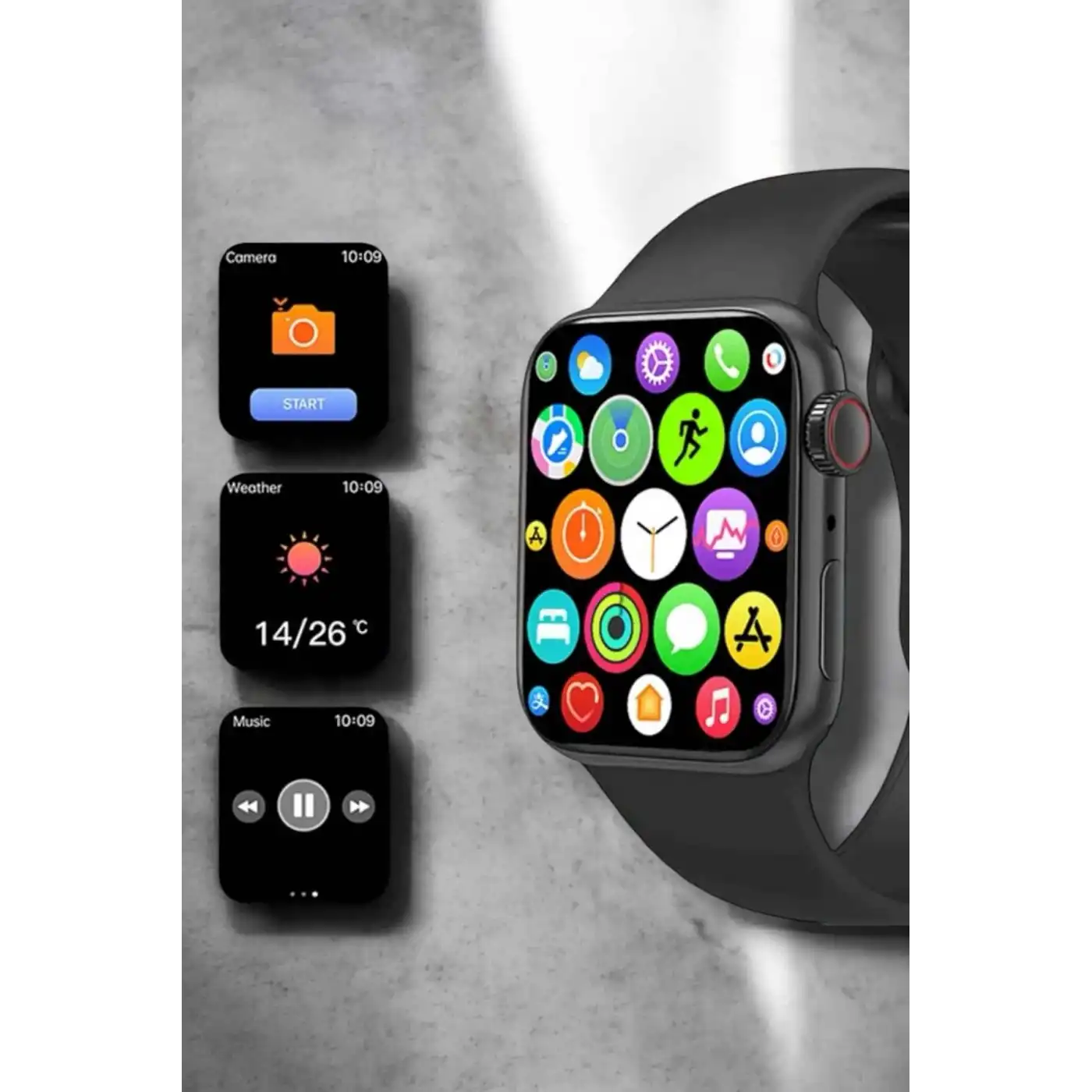 Akıllı Saat 44mm Çelik Kasa, OLED Ekran ve Gelişmiş Sağlık Takibi