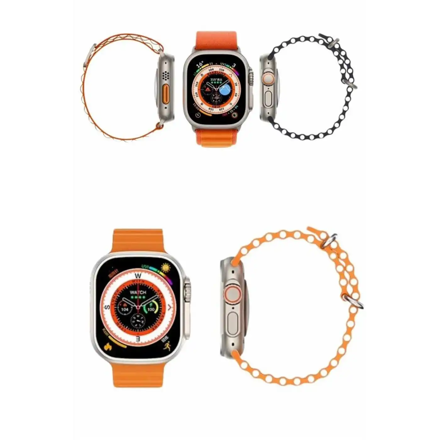 Akıllı Saat Android ve İOS Uyumlu 49 MM NFC Özelliği GPS Takibi Yeni Nesil