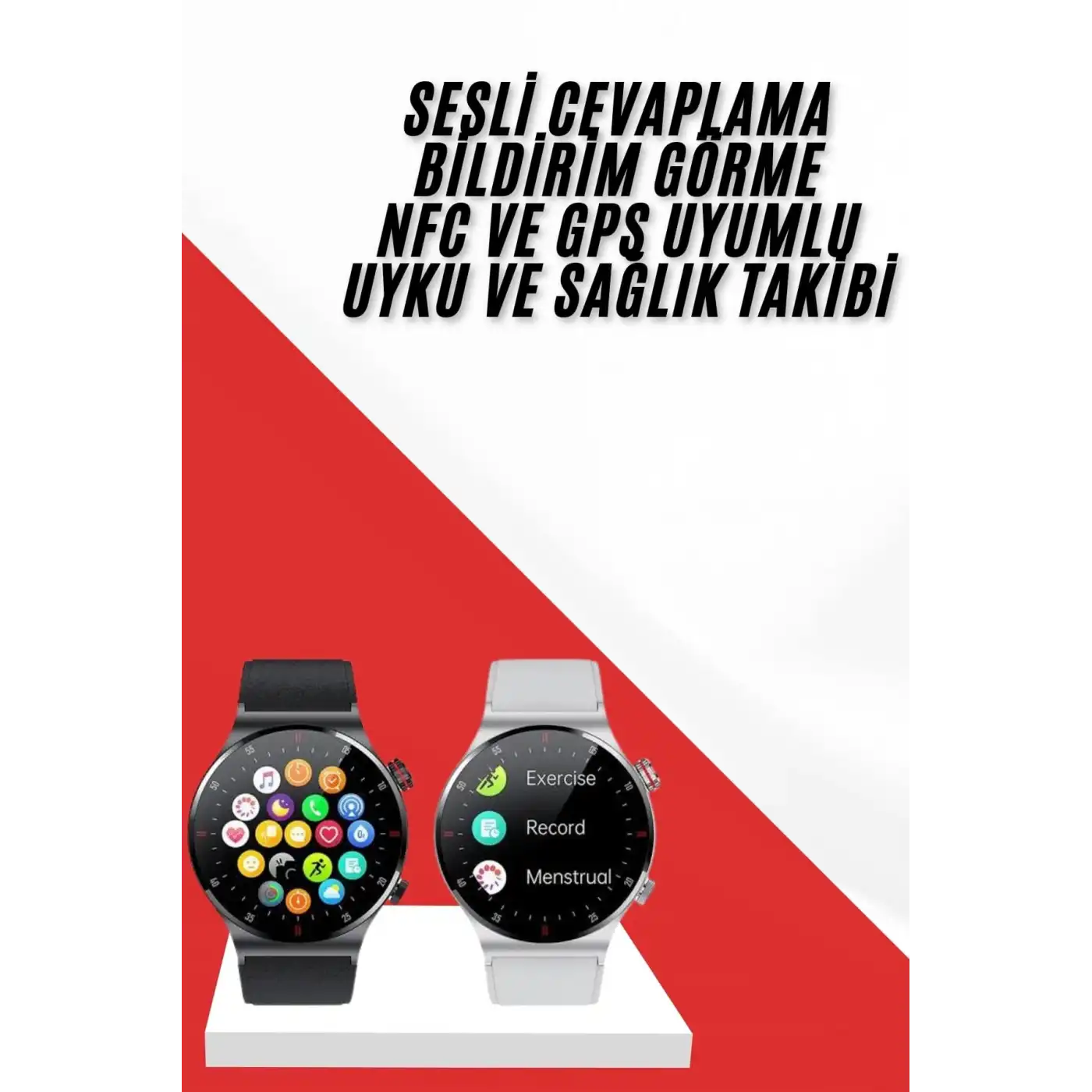 Akıllı Saat Arama Cevaplama Müzik Dinleme GPS Takibi
