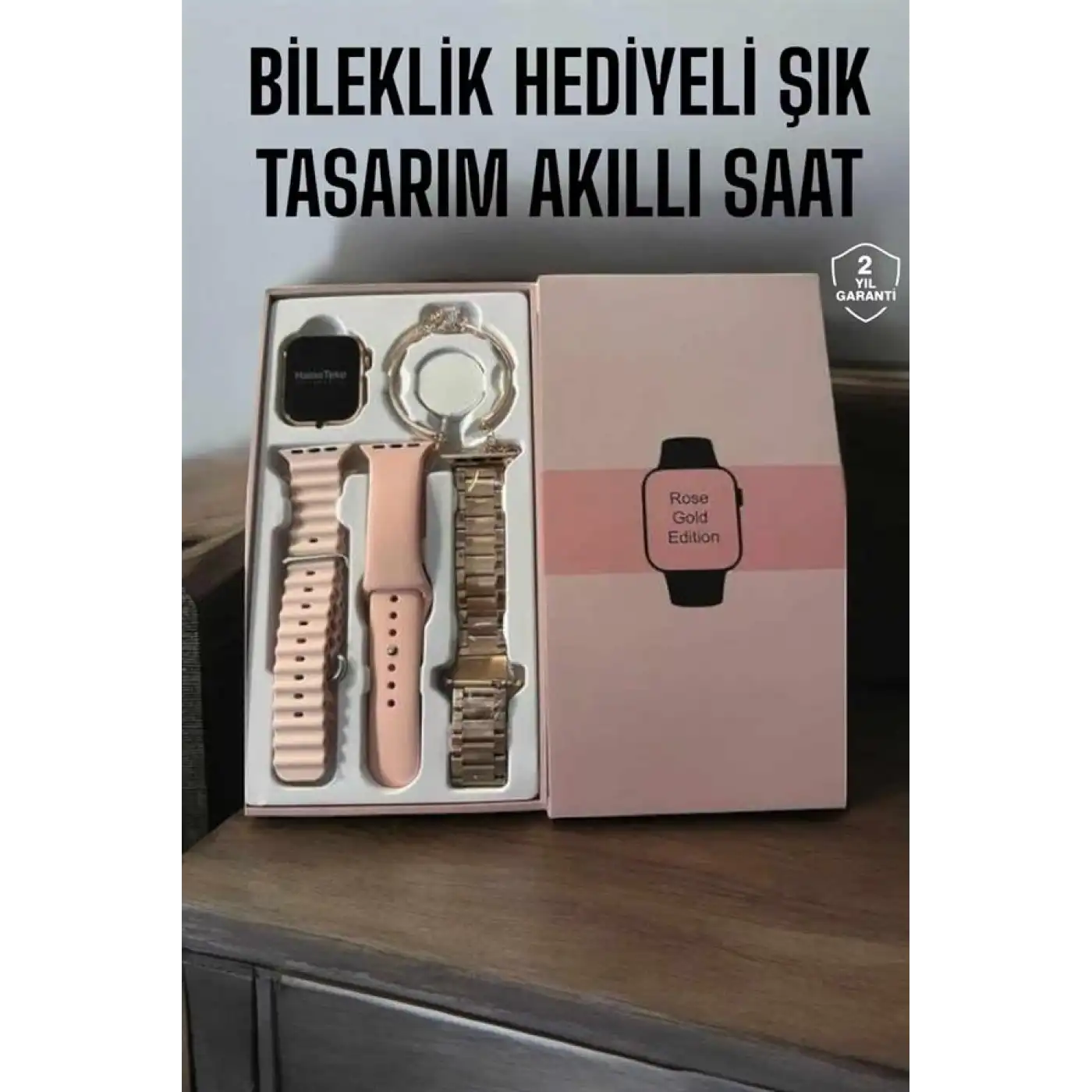 Akıllı Saat Bileklik Hediyeli Uzun Pil Ömrü GPS Takibi