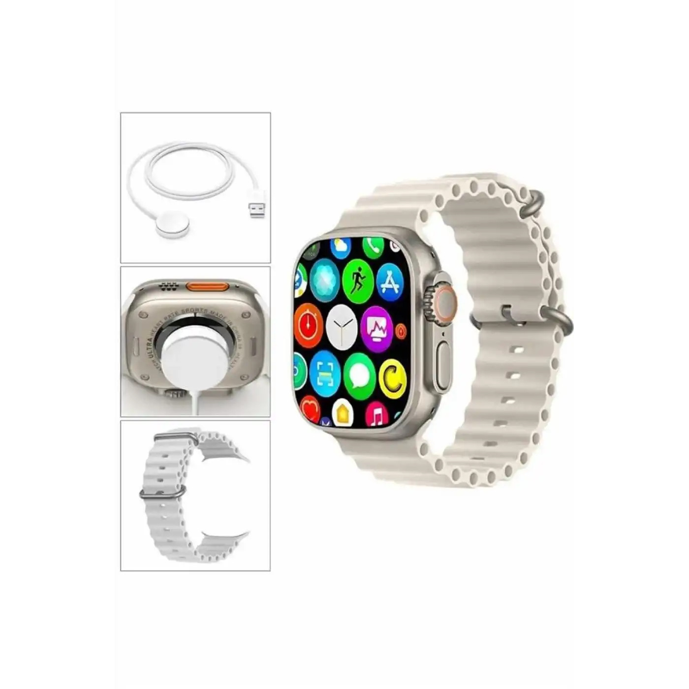 Akıllı Saat Bleutooth Bağlantılı Akıllı Saat Amoled Ekran 49 MM