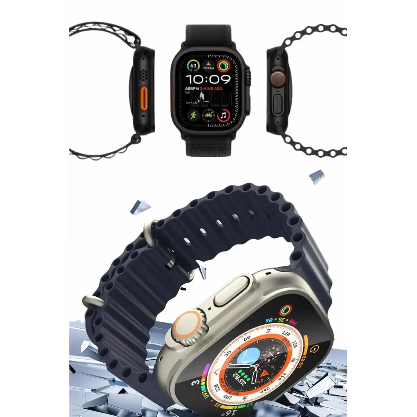 Akıllı Saat Bluetooth Bağlantılı Adımsayar Alarm ve Hatırlatıcı Çağrı Cevaplama