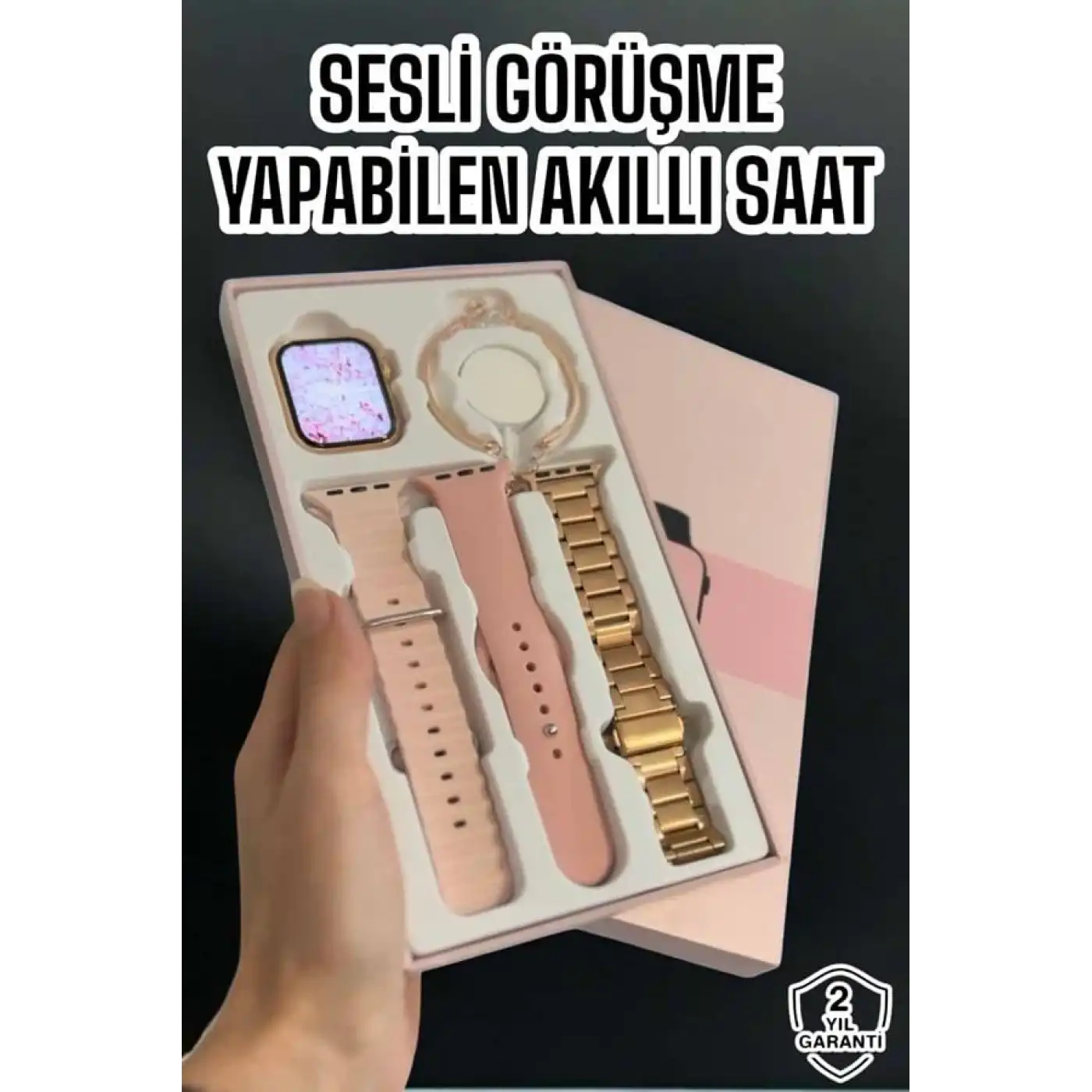 Akıllı Saat Bluetooth Bağlantılı Aksesuar Hediyeli GPS Takibi