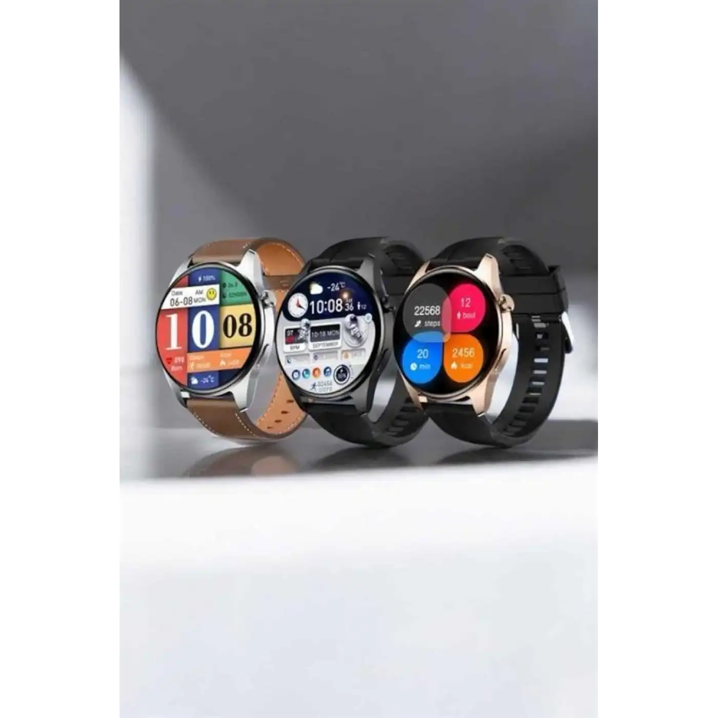 Akıllı Saat Bluetooth Bağlantılı Amoled Ekran Uyku ve Sağlık Takibi