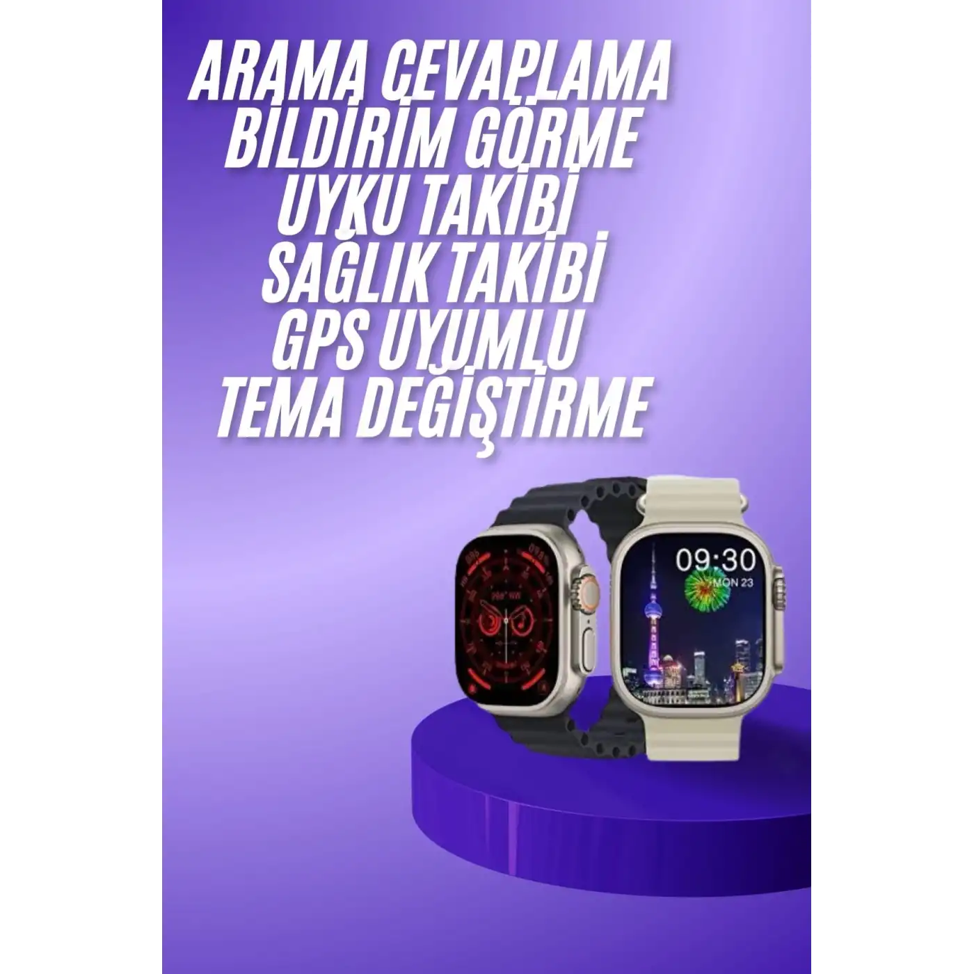Akıllı Saat Bluetooth Bağlantılı Uyku ve Sağlık Takibi