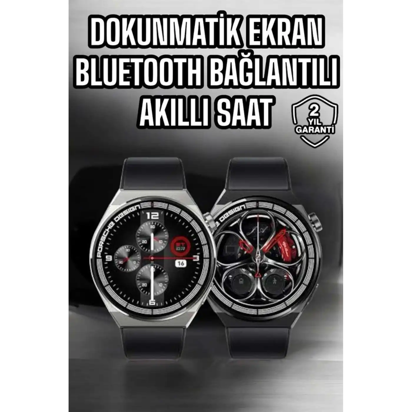Akıllı Saat Dokunmatik Ekran Sesli Görüşme ve Bildirim Görme Sağlık Takibi