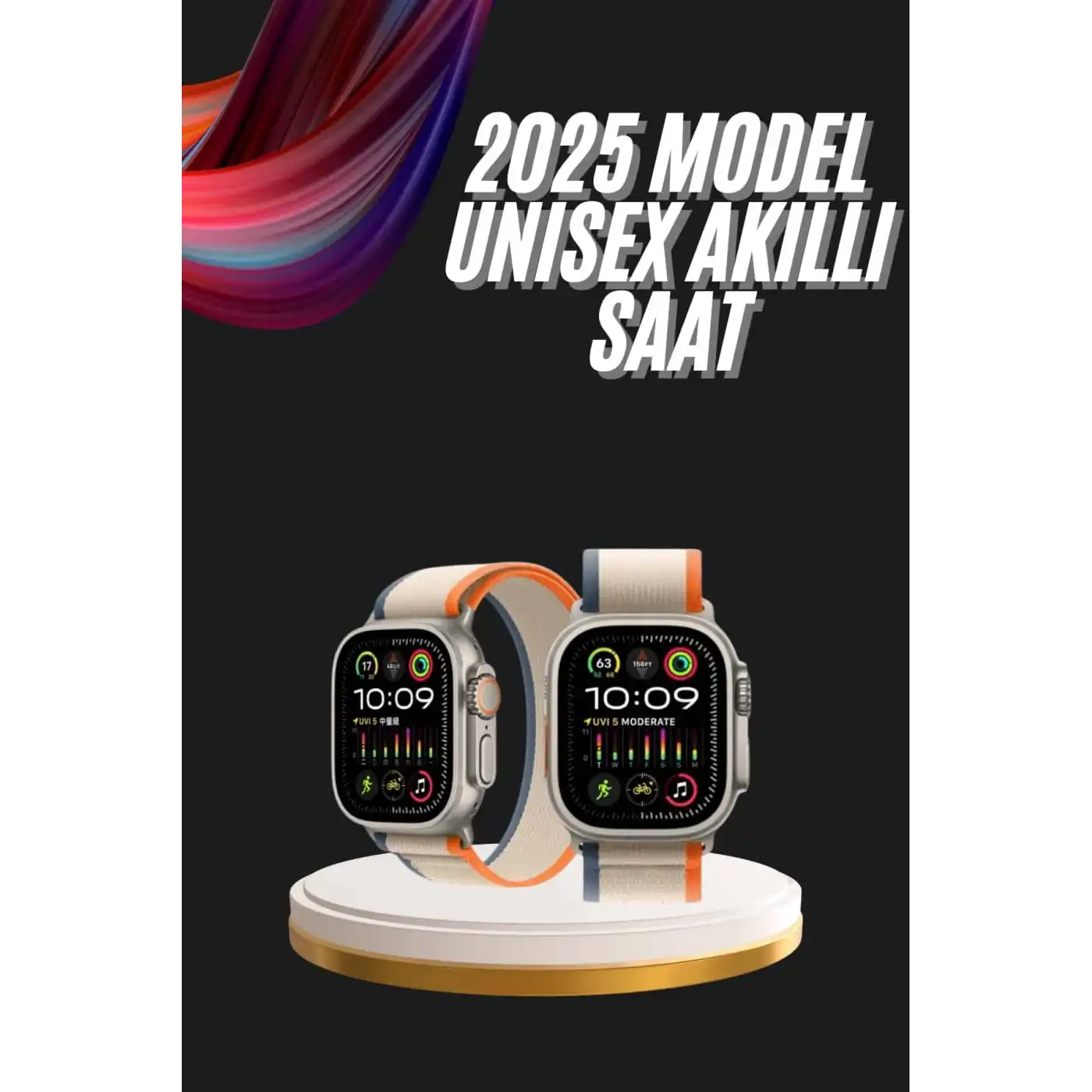Akıllı Saat Kol Saati Android ve İOS Uyumlu Nabız Ölçer Sesli Asistan