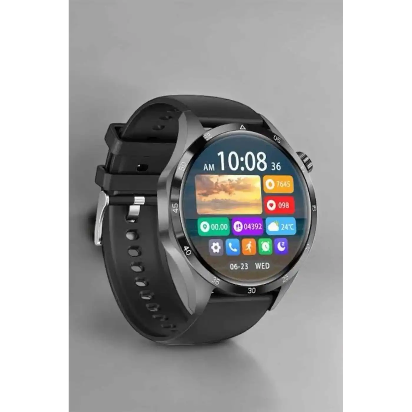 Akıllı Saat Metal Kordonlu GPS ve NFC Uyumlu Arama Cevaplayan