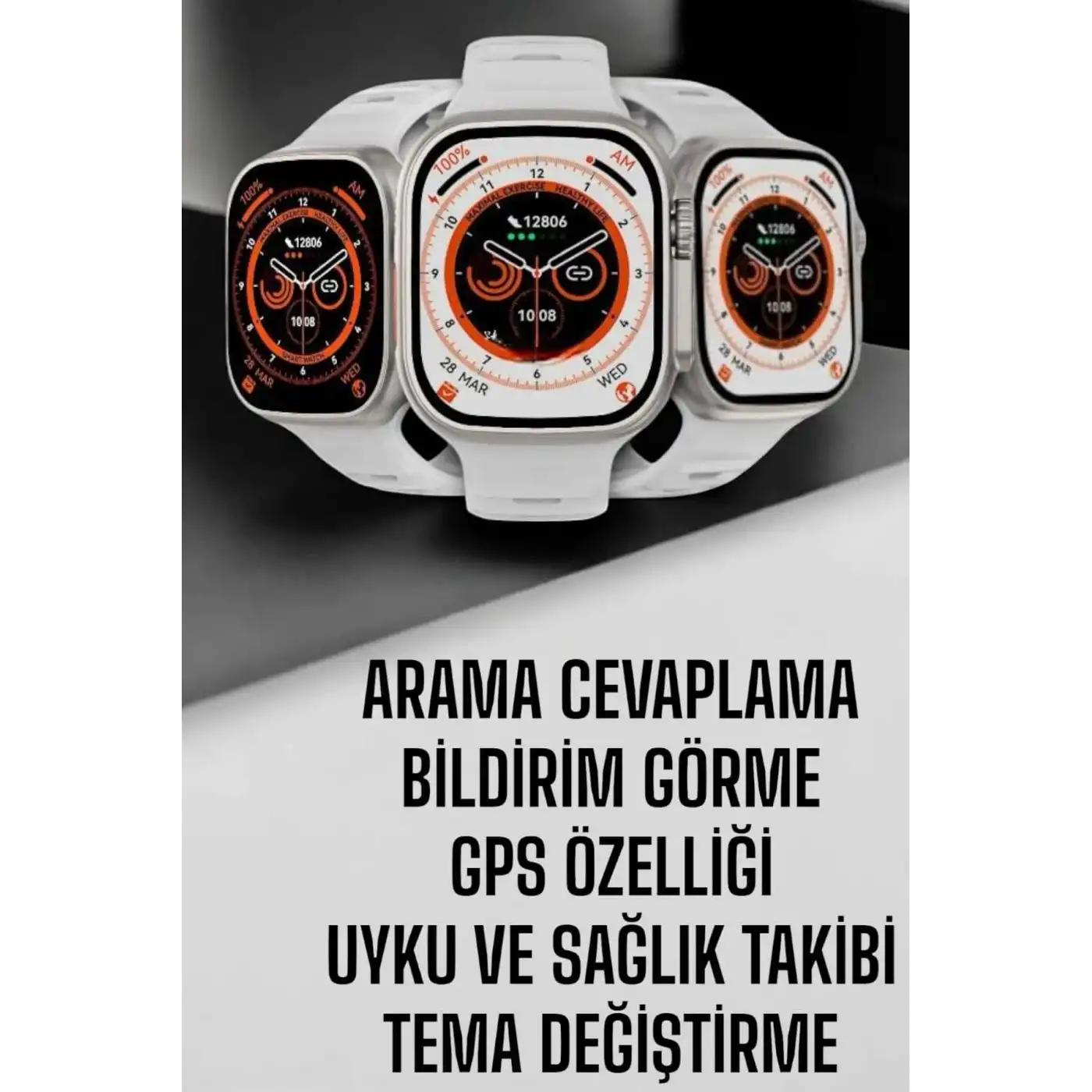 Akıllı Saat Nabız Ölçebilen Yeni Nesil GPS ve Adımsayar Özelliği