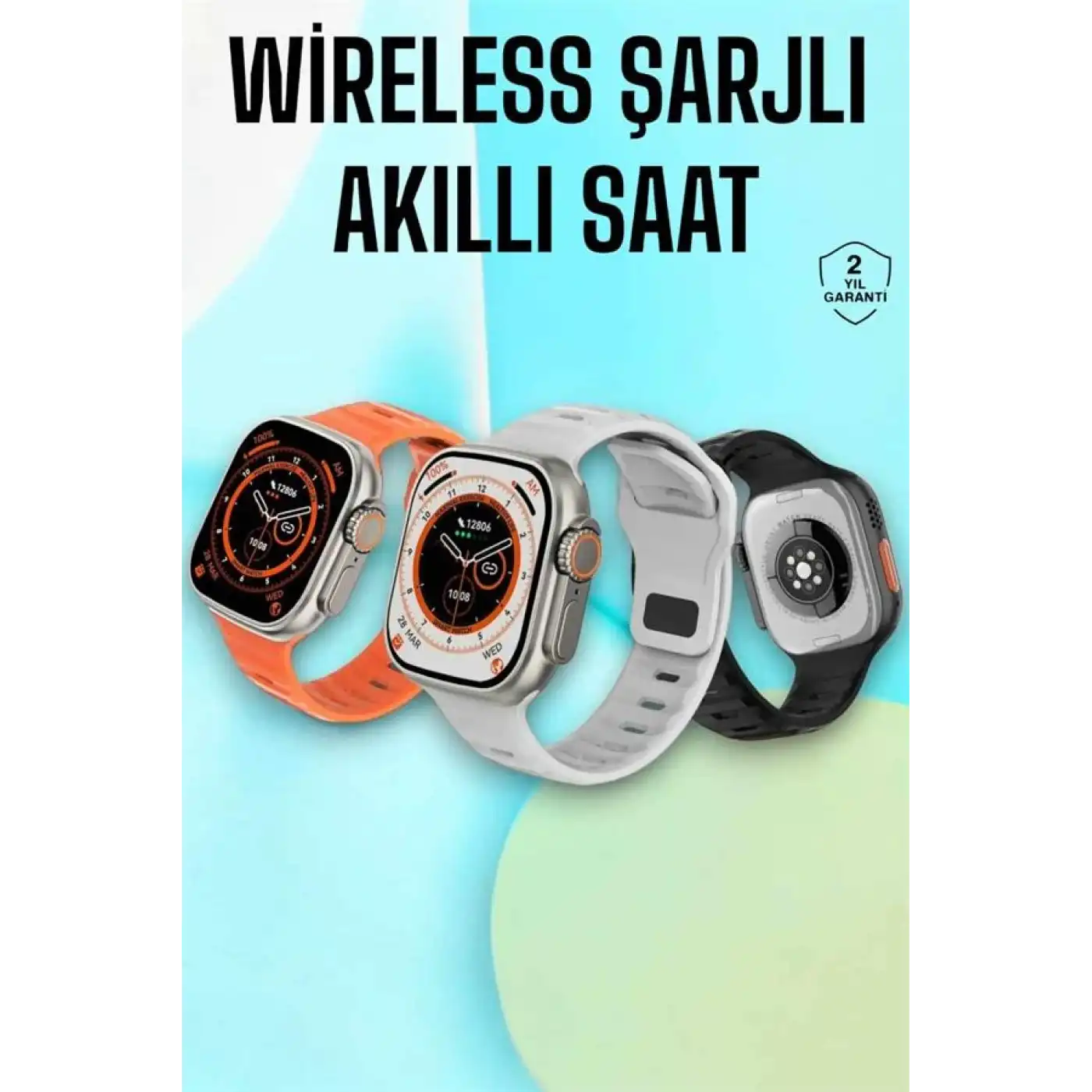 Akıllı Saat Nabız Ölçebilen Yeni Nesil GPS ve Adımsayar Özelliği (Kopya)
